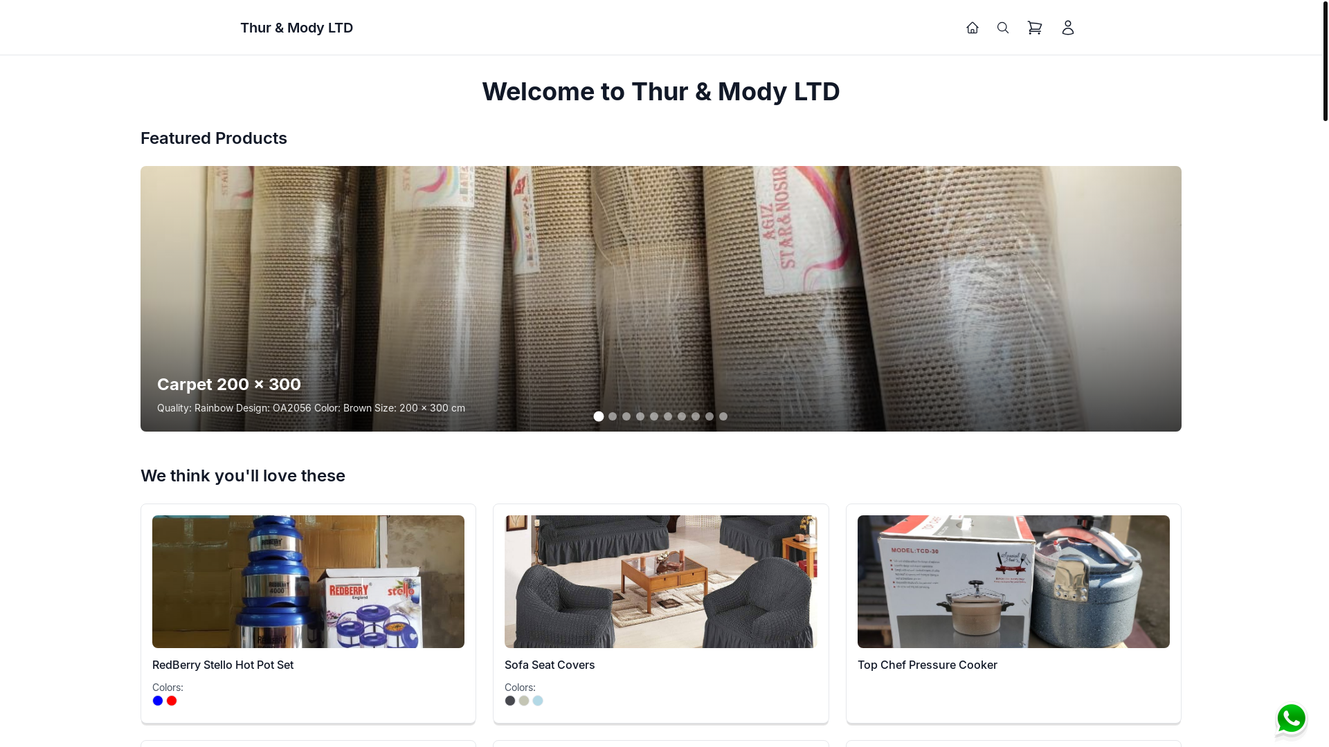 website screenshot of https://thurmodyltd.pages.dev/