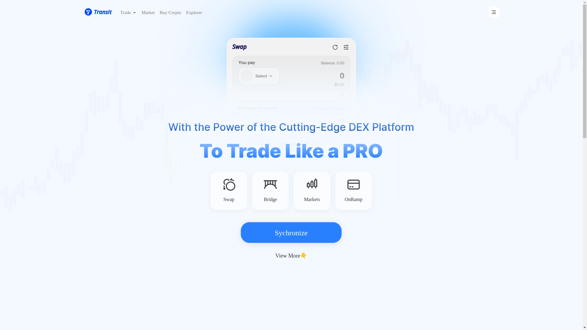 website screenshot of https://io-transitswap.pages.dev/