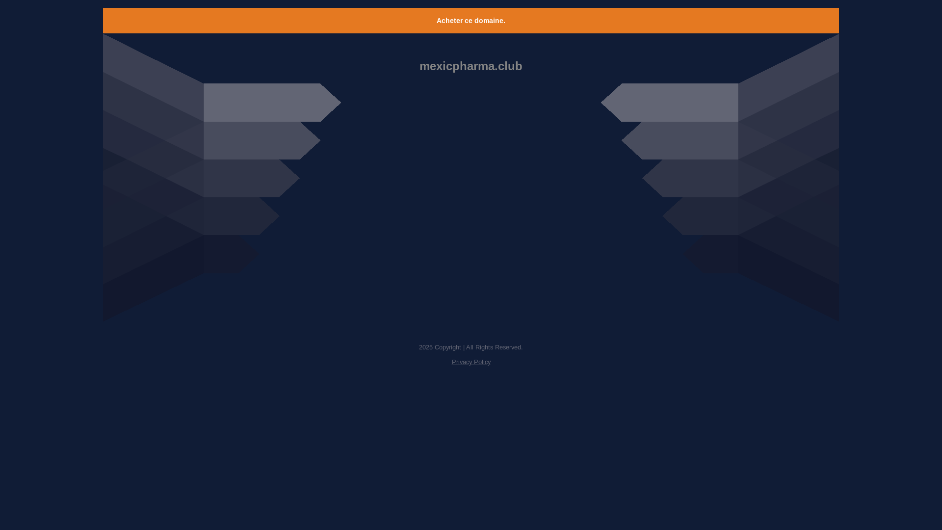 website screenshot of https://mexicpharma.club/