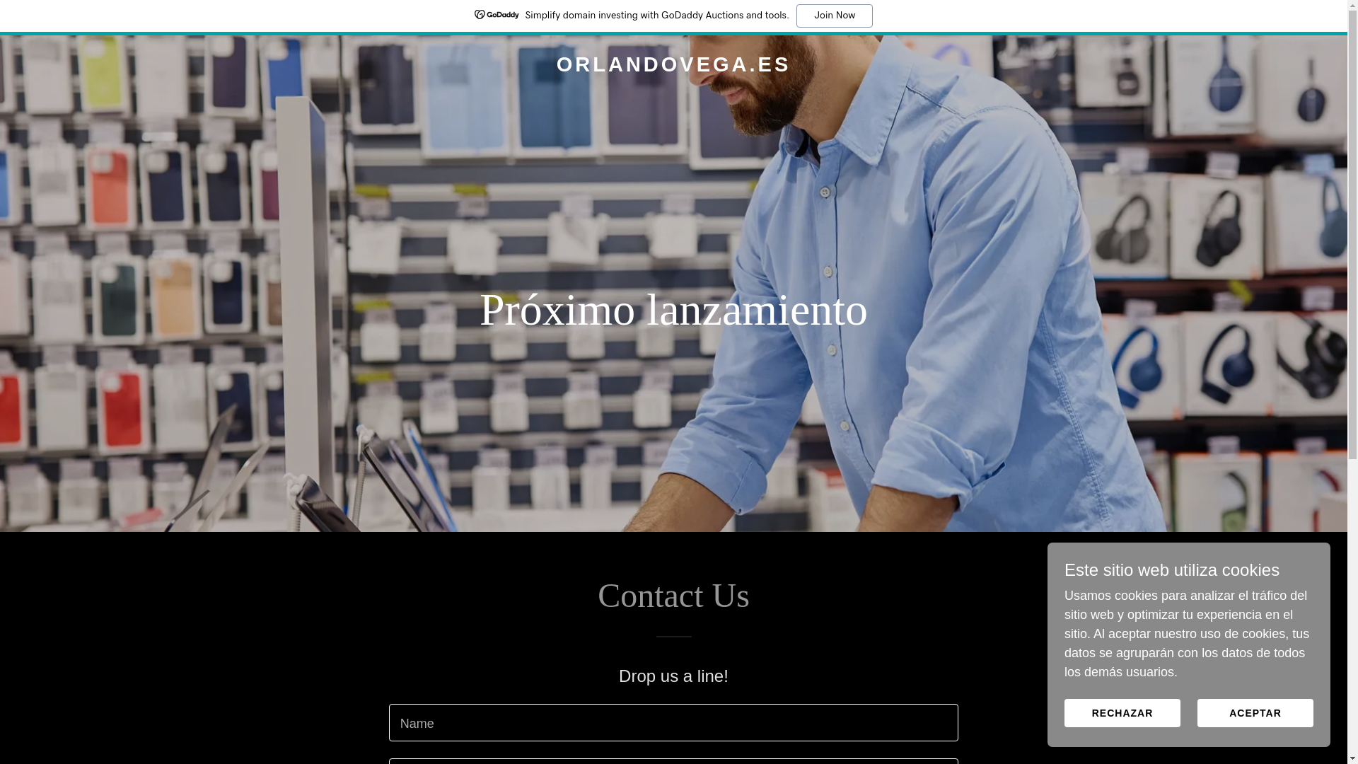 website screenshot of https://orlandovega.es/