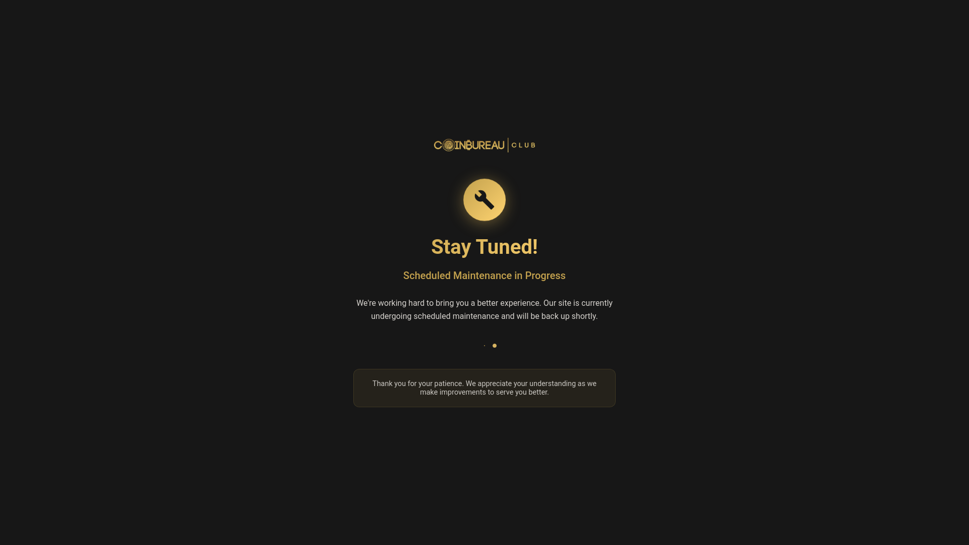 website screenshot of https://hub-maintenance.pages.dev/