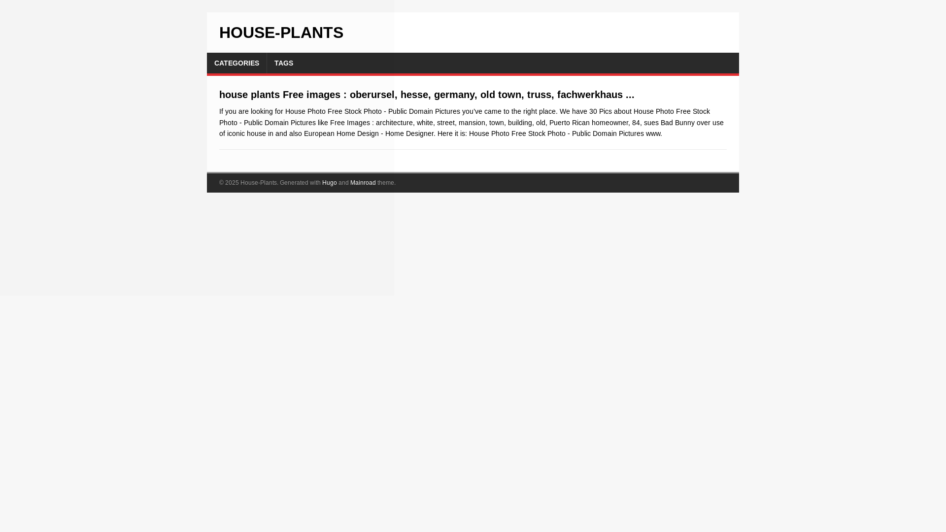 website screenshot of https://house-plants.pages.dev/