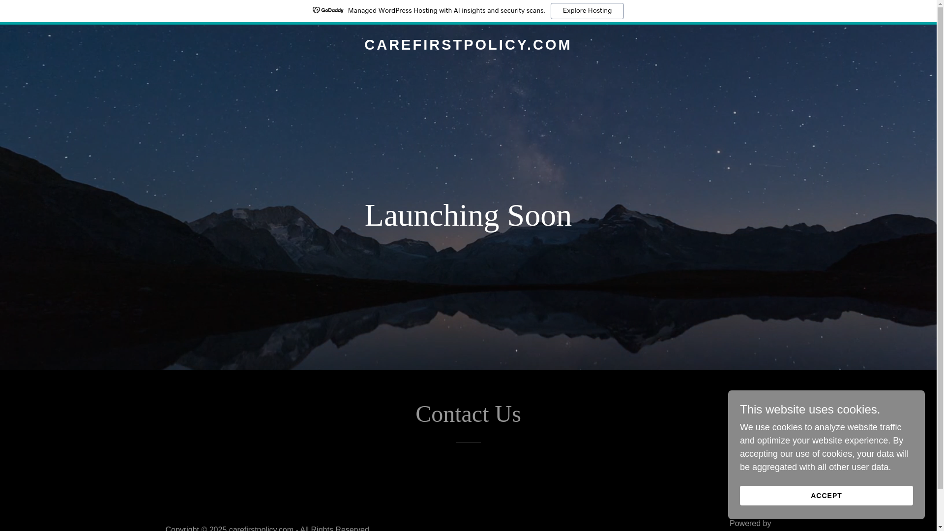 website screenshot of https://carefirstpolicy.com/