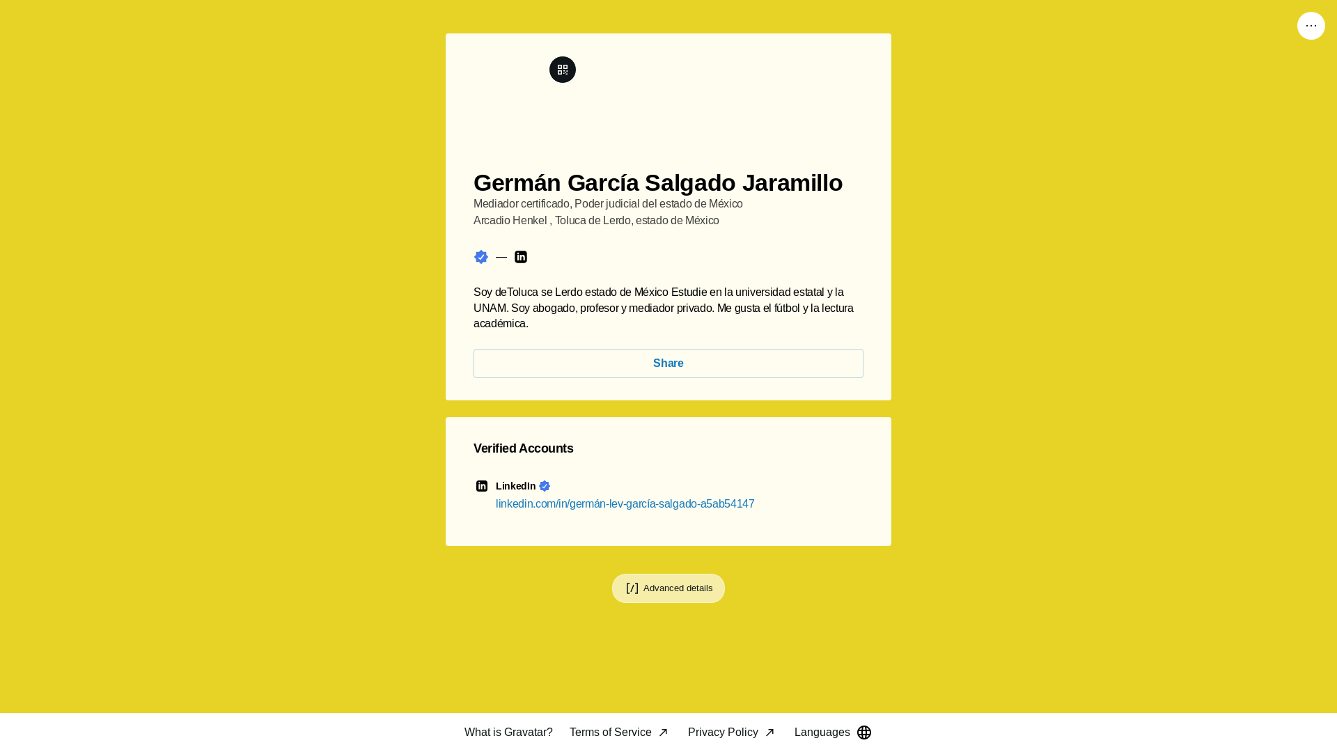 website screenshot of https://germangarciasalgadojaramillo.link/