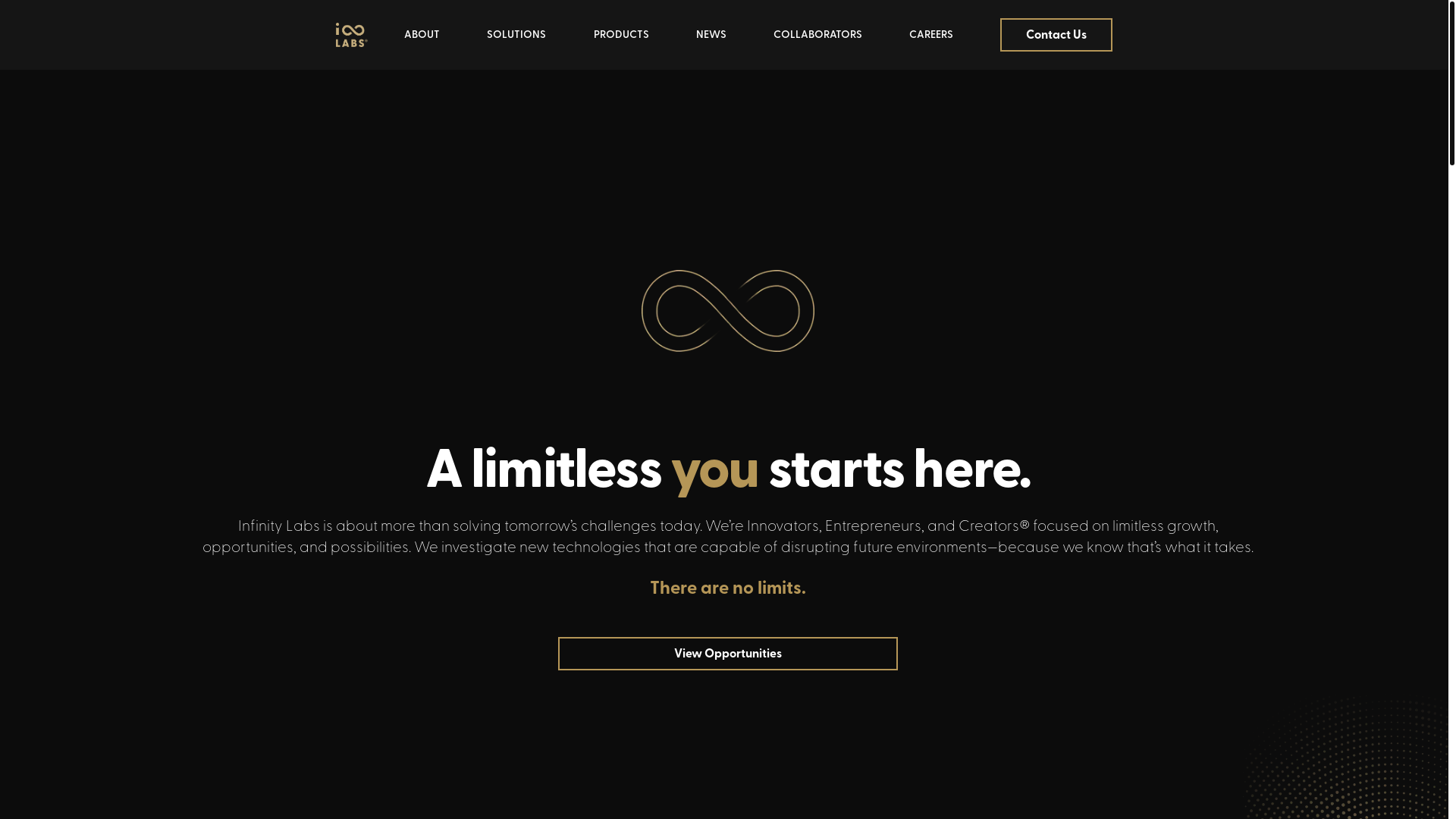 website screenshot of https://i-labs.tech/join-us