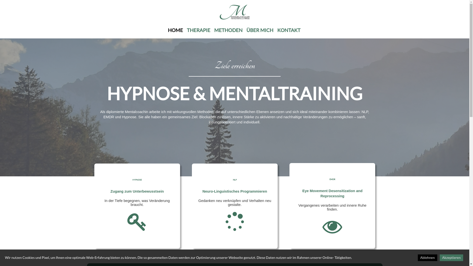 website screenshot of https://mueller-manuela.ch/