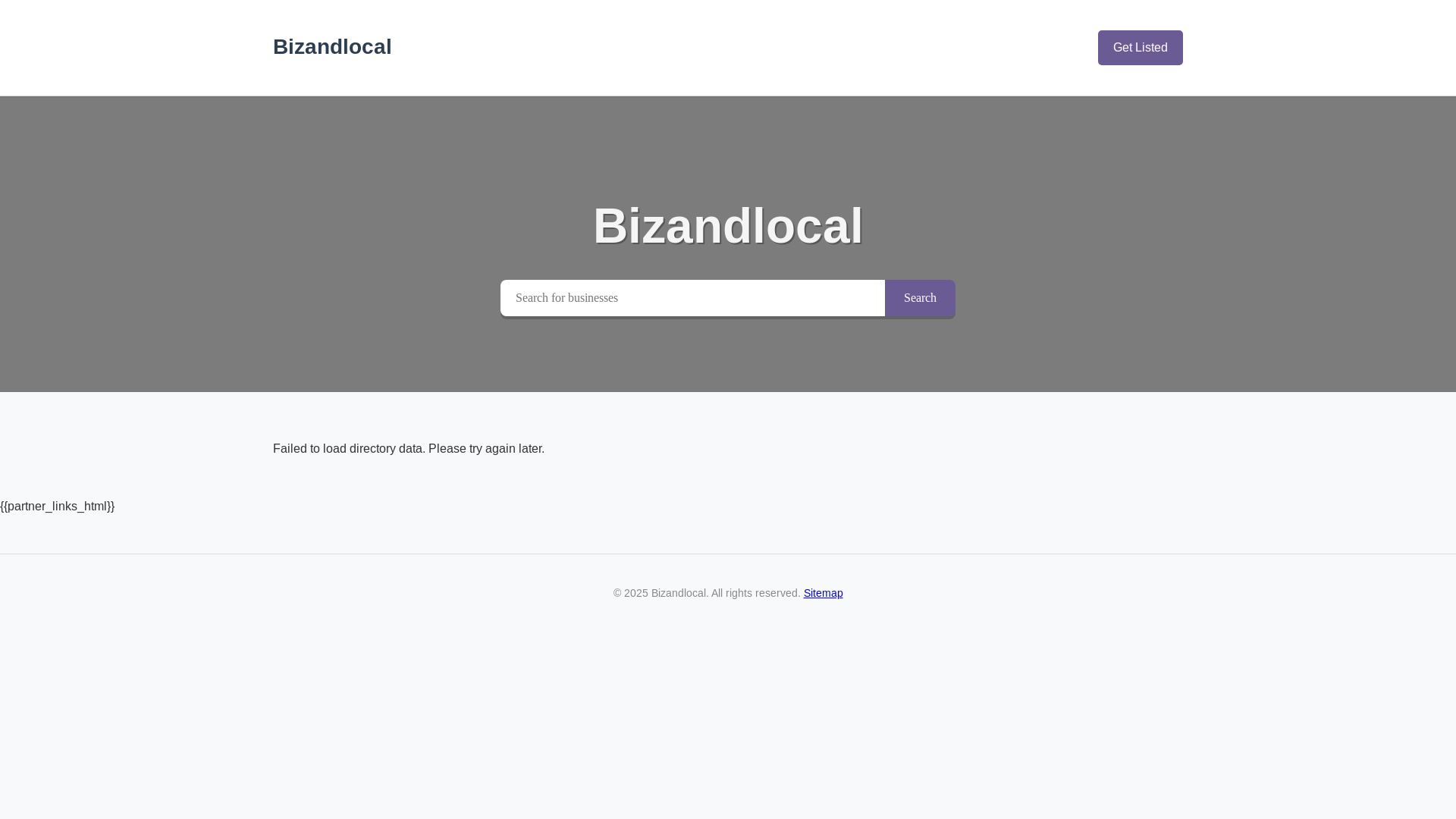 website screenshot of https://bizandlocal.pages.dev/