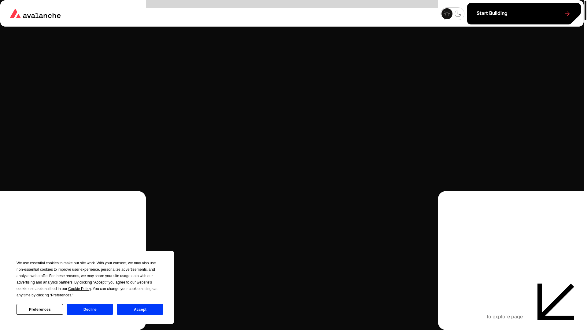 website screenshot of https://dashboard-avax.com/