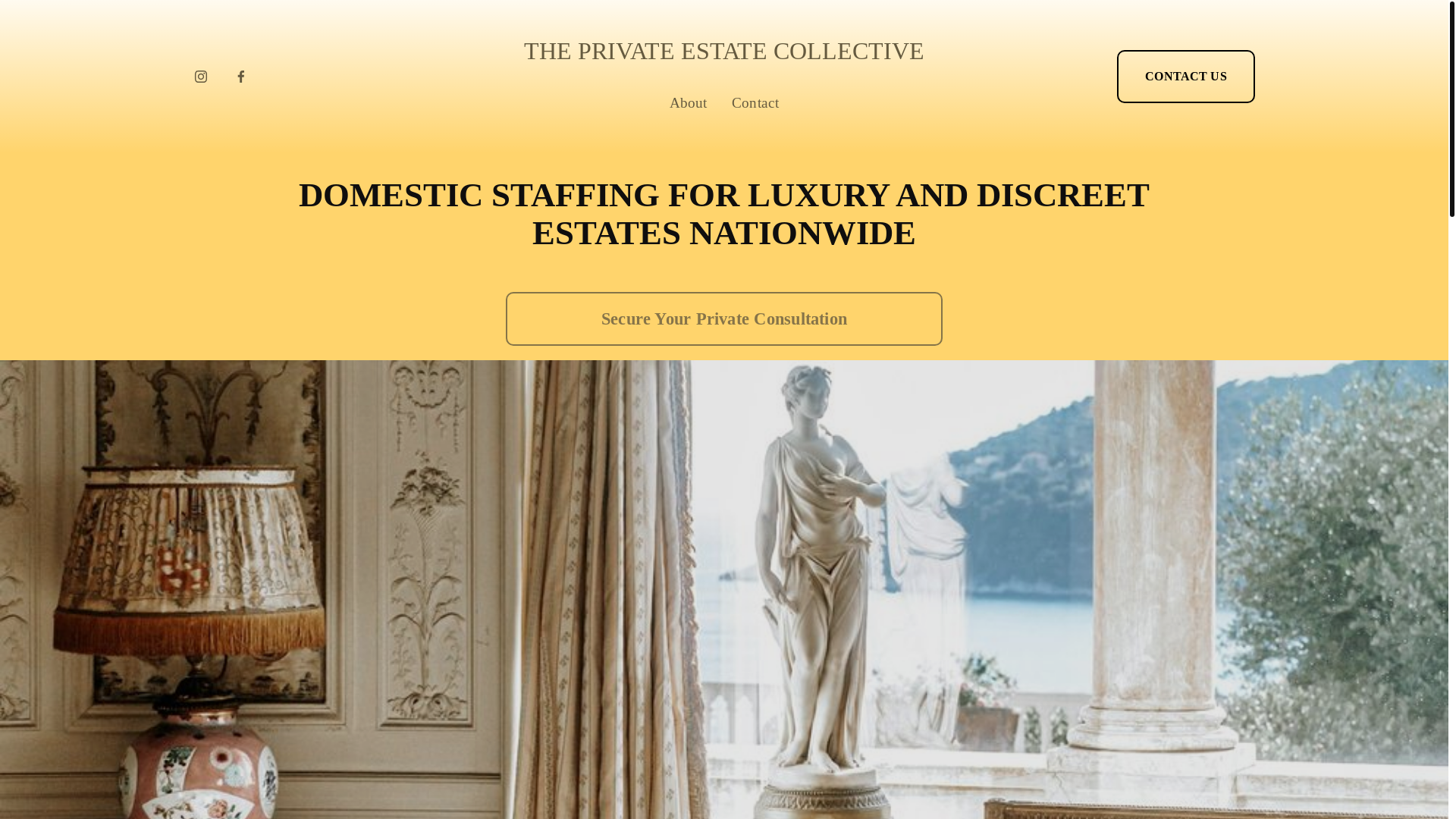 website screenshot of https://privateestatecollective.com/