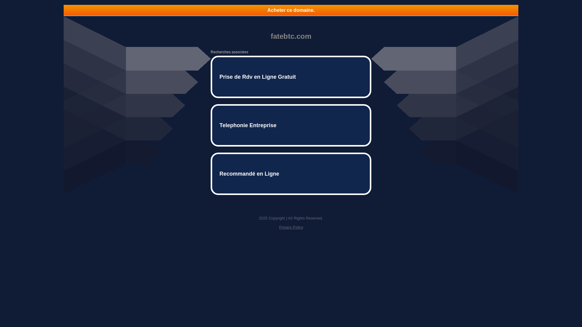 website screenshot of https://fatebtc.com/