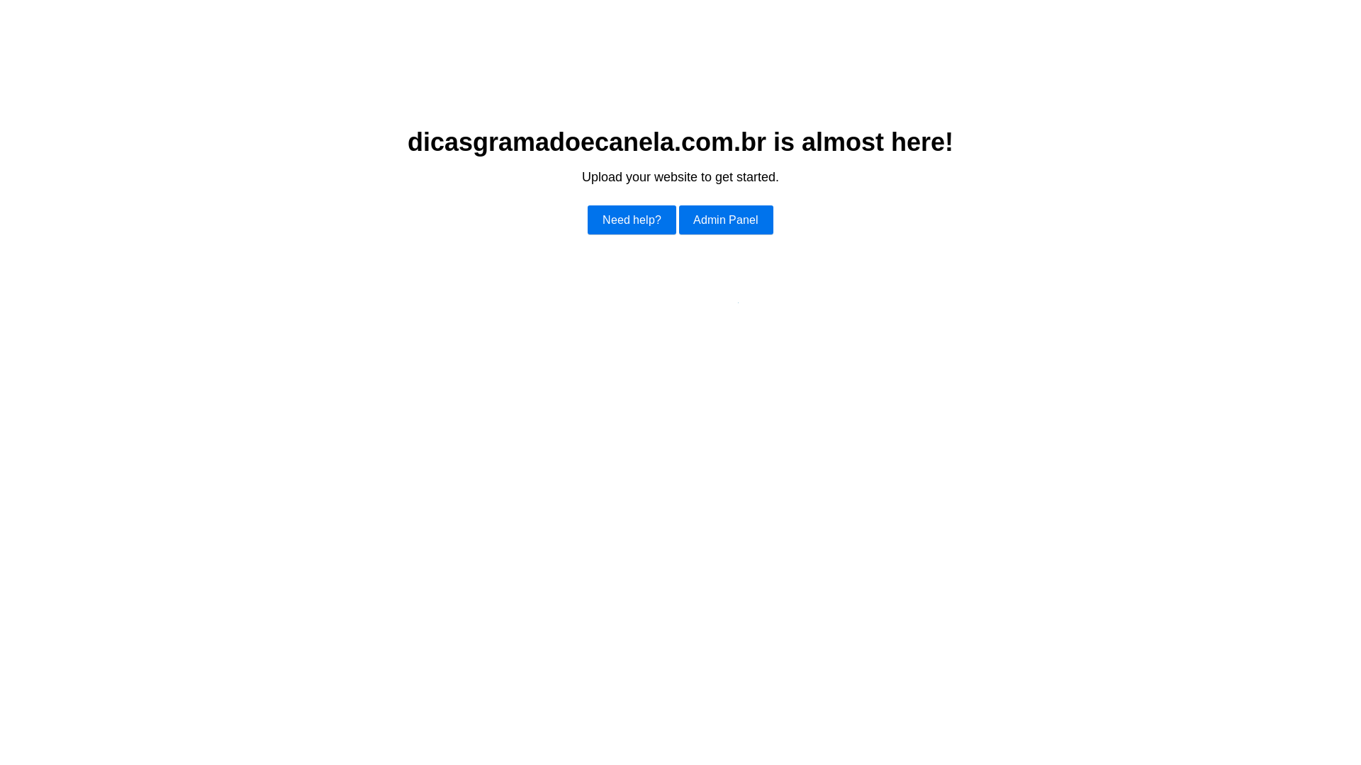 website screenshot of https://dicasgramadoecanela.com.br/