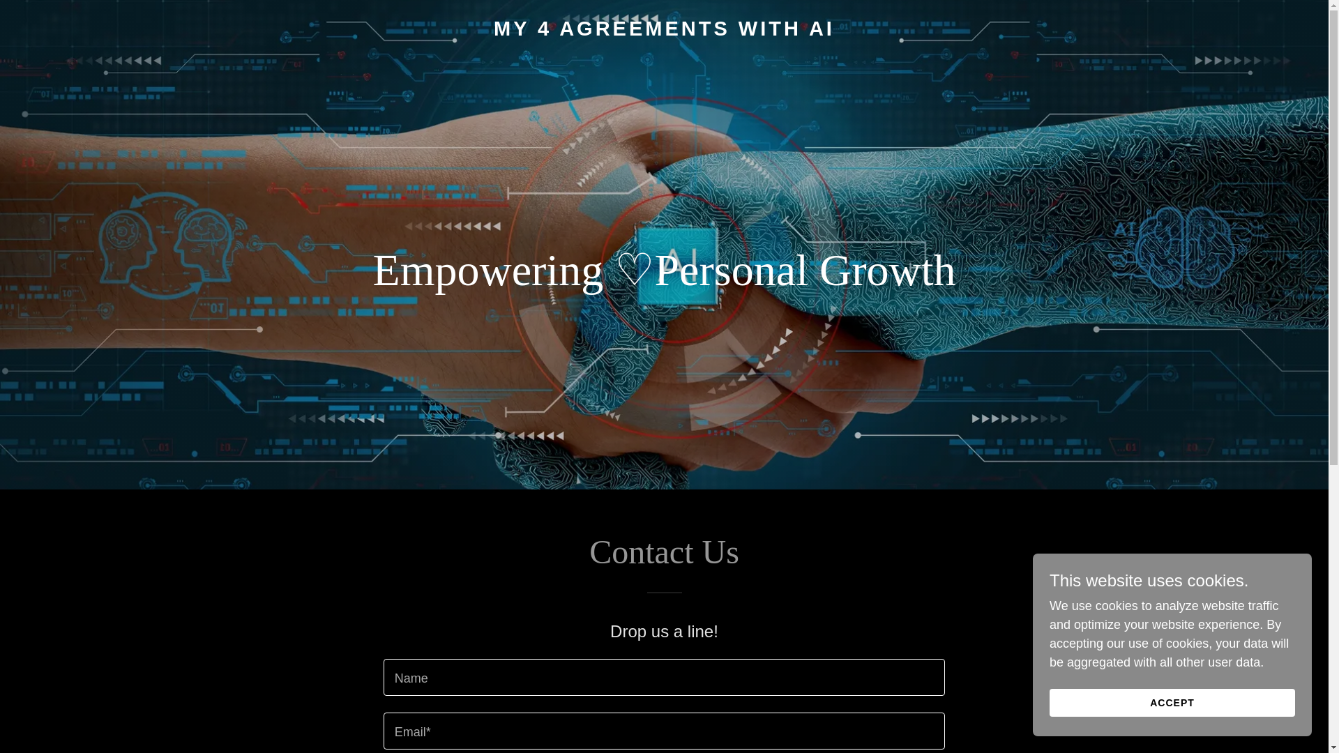 website screenshot of https://agreementwithai.com/