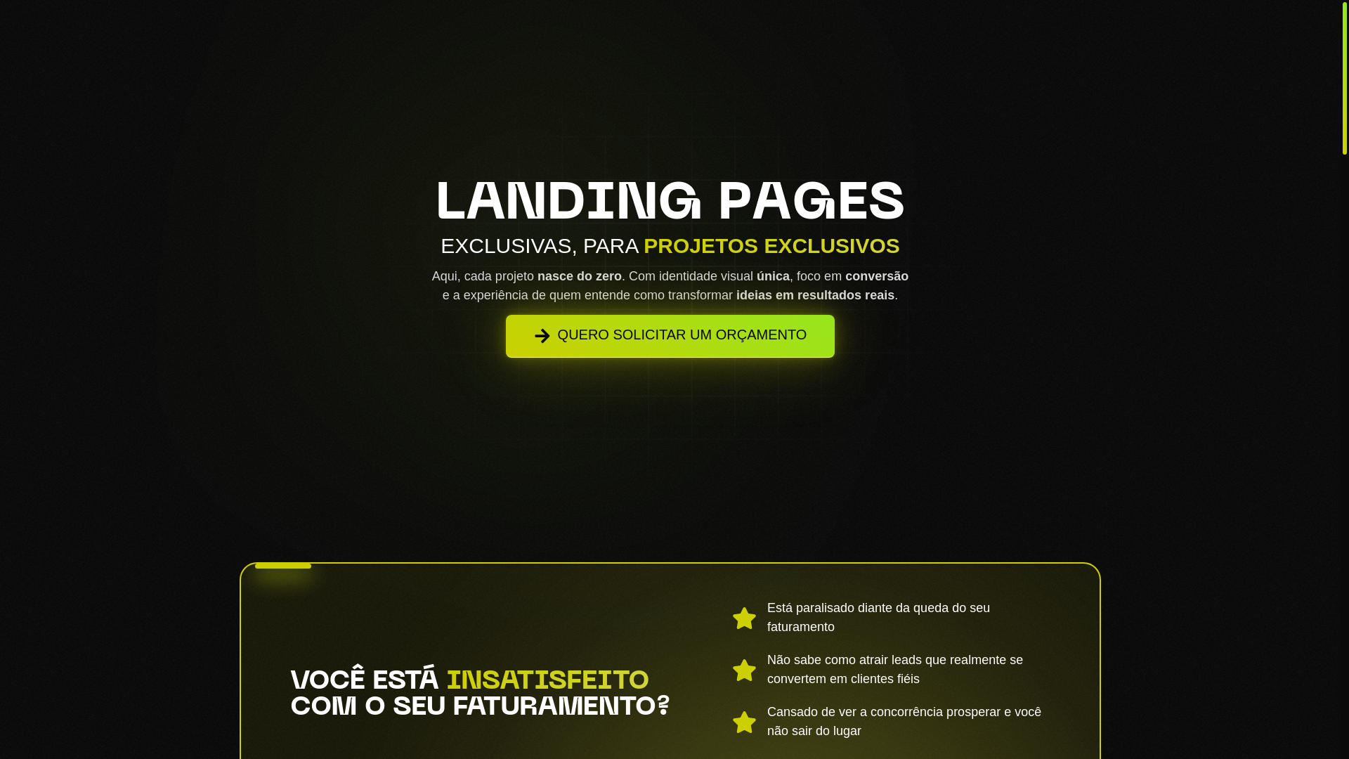 website screenshot of https://agenciakaptura.com.br/