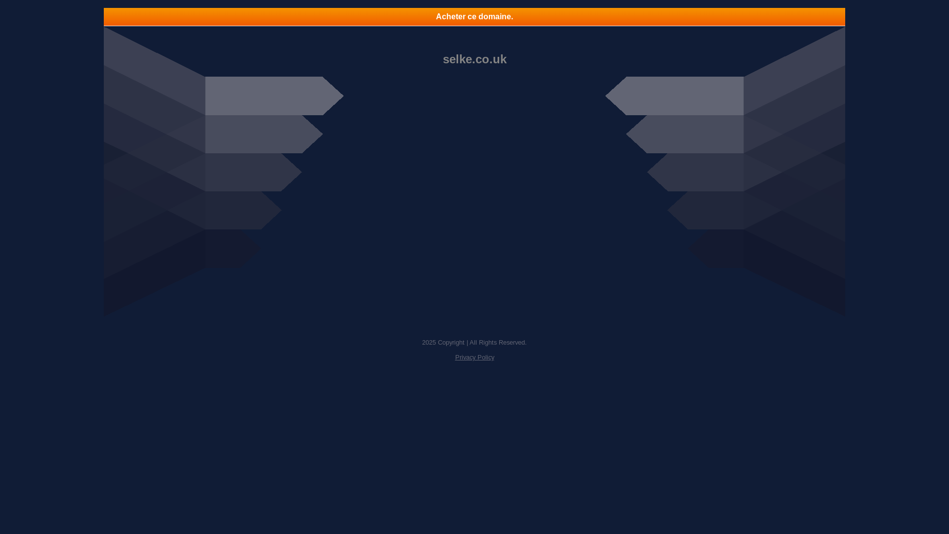 website screenshot of https://selke.co.uk/