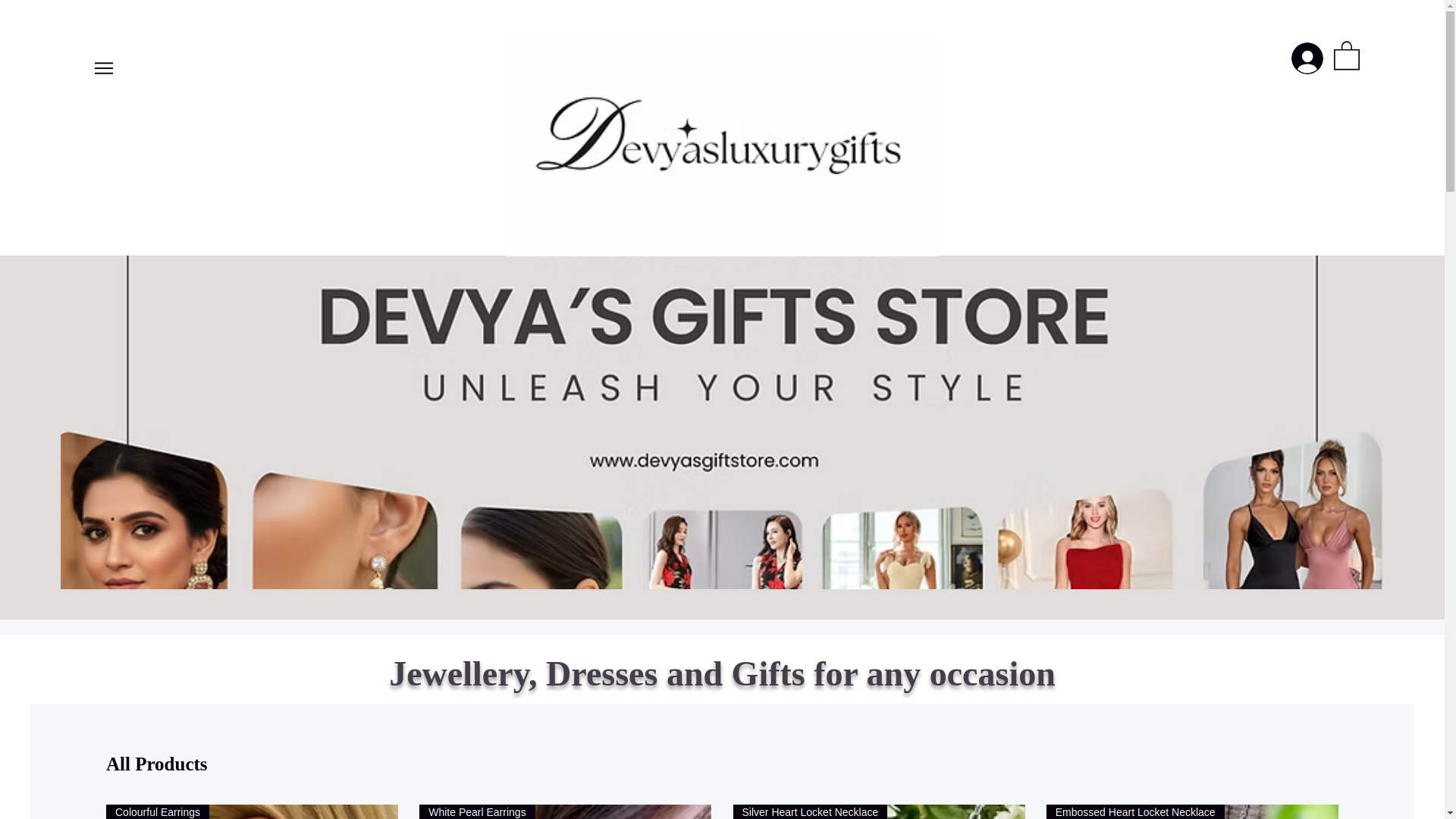 website screenshot of https://devyasluxurygiftshop.co.uk/