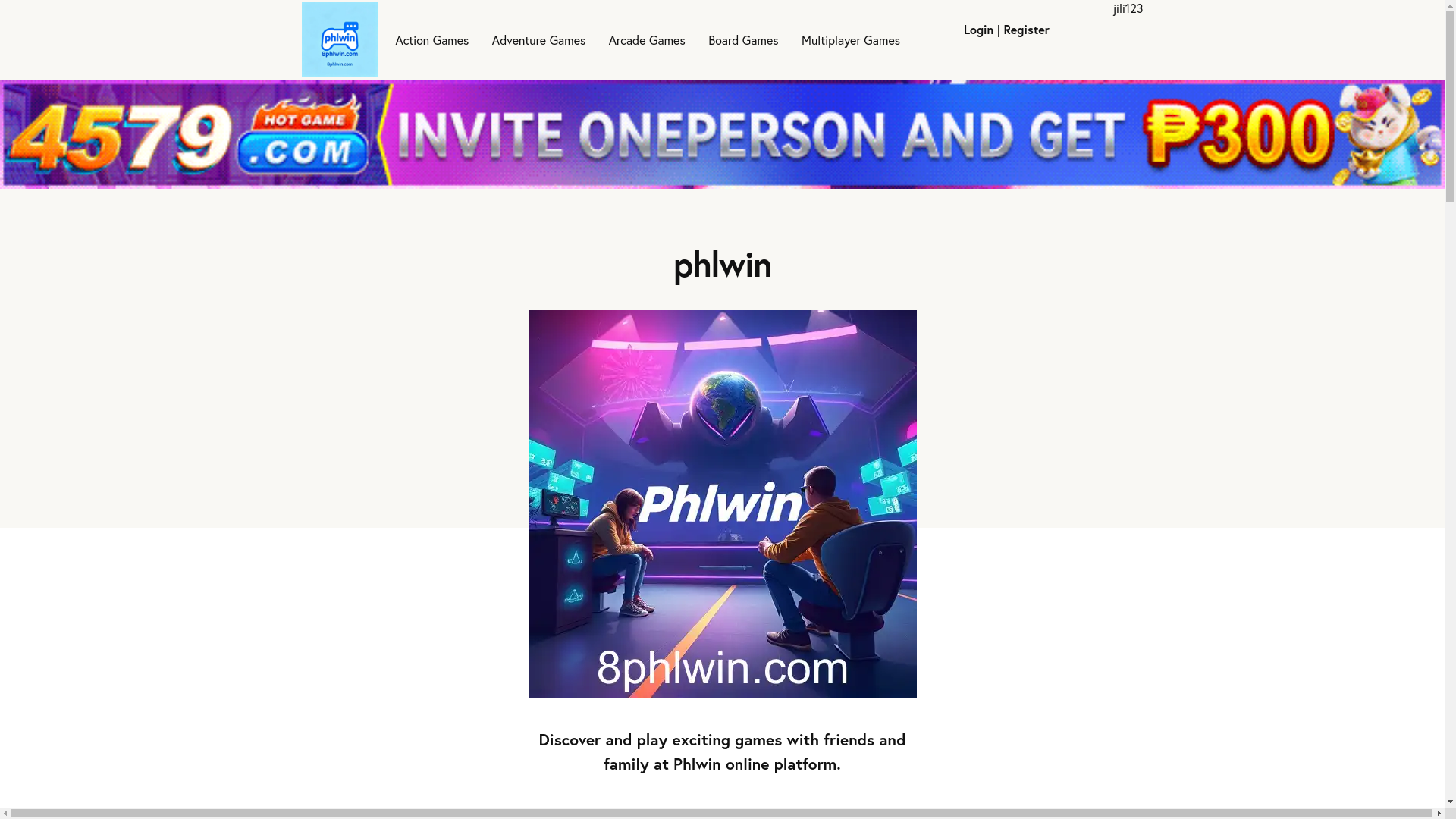 website screenshot of https://8phlwin.com/