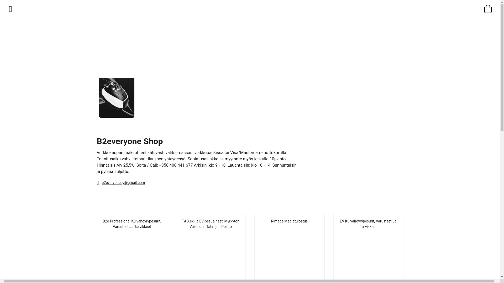 website screenshot of https://b2everyone.com/