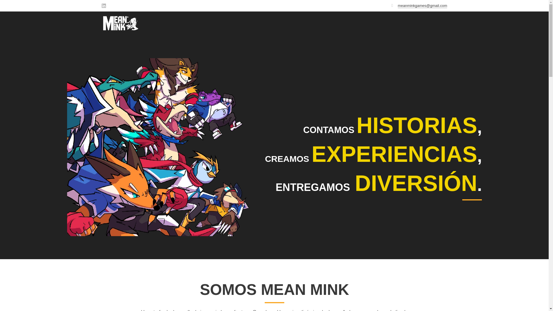 website screenshot of https://meanminkstudio.es/