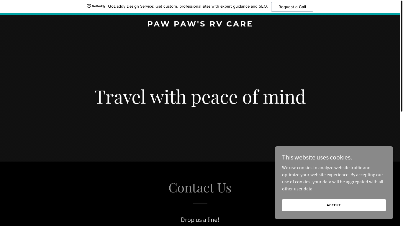website screenshot of https://pawpawsrvcare.com/