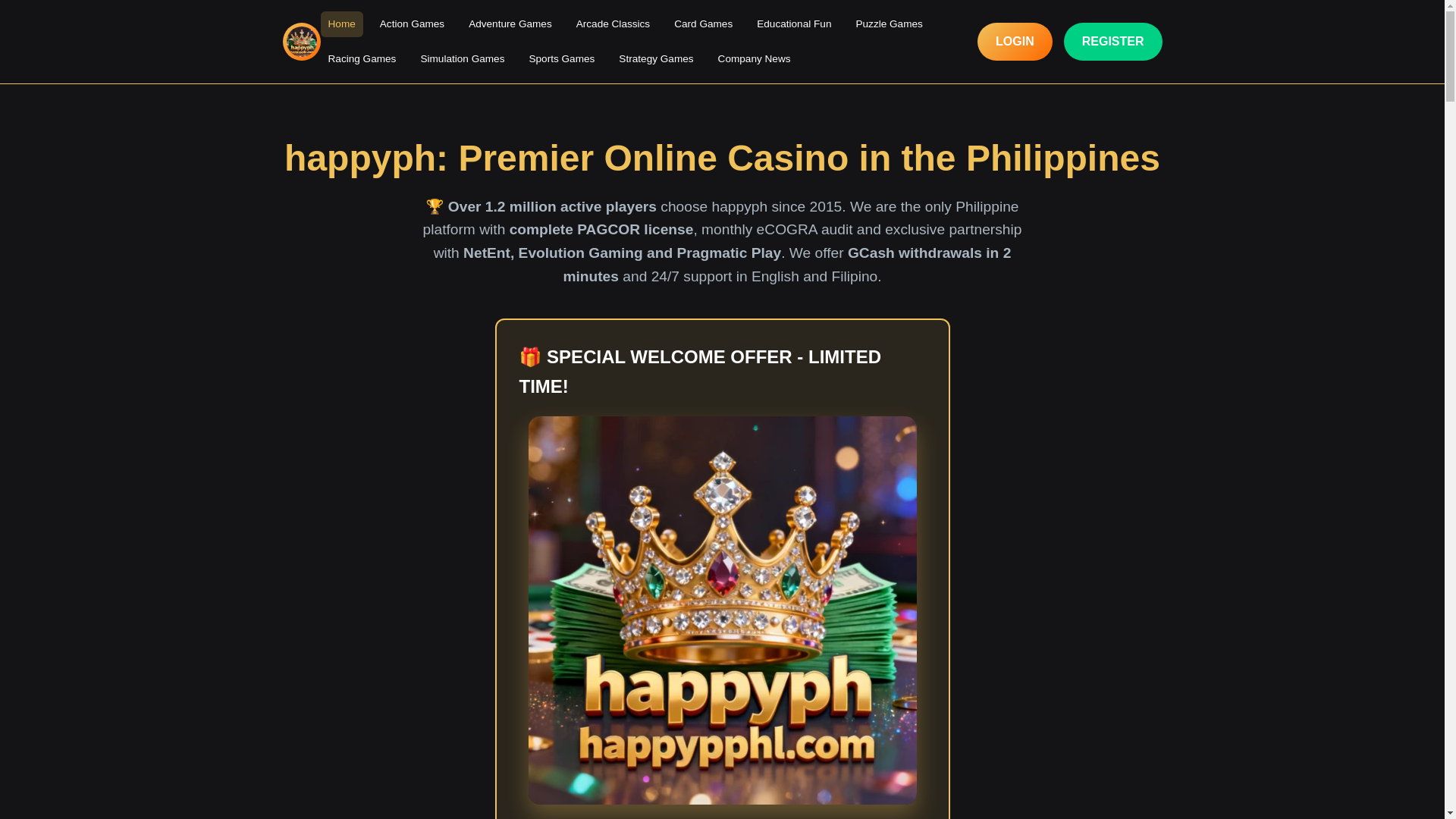 website screenshot of https://happyphphl.com/