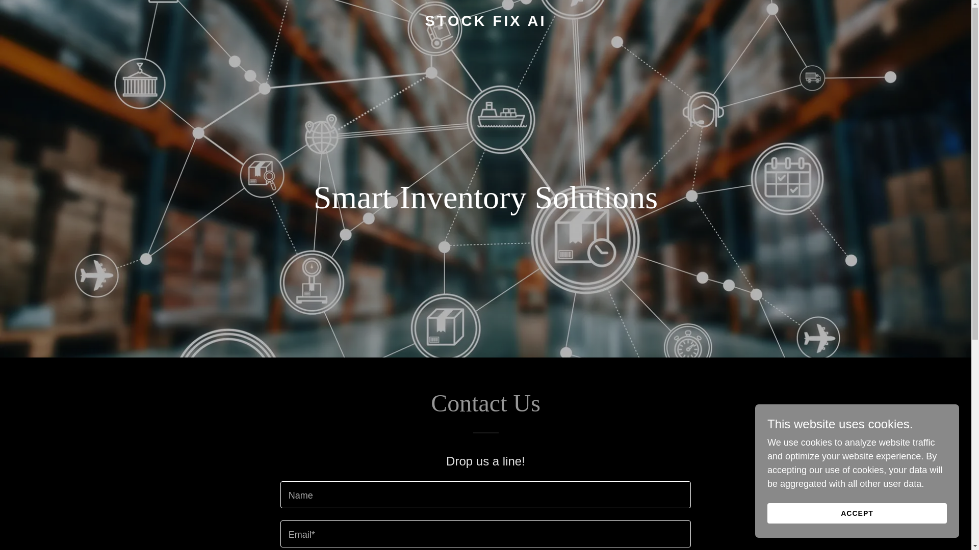 website screenshot of https://stockfix.ai/