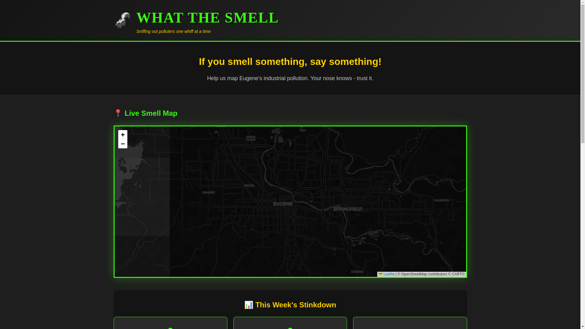 website screenshot of https://whatthesmell.pages.dev/