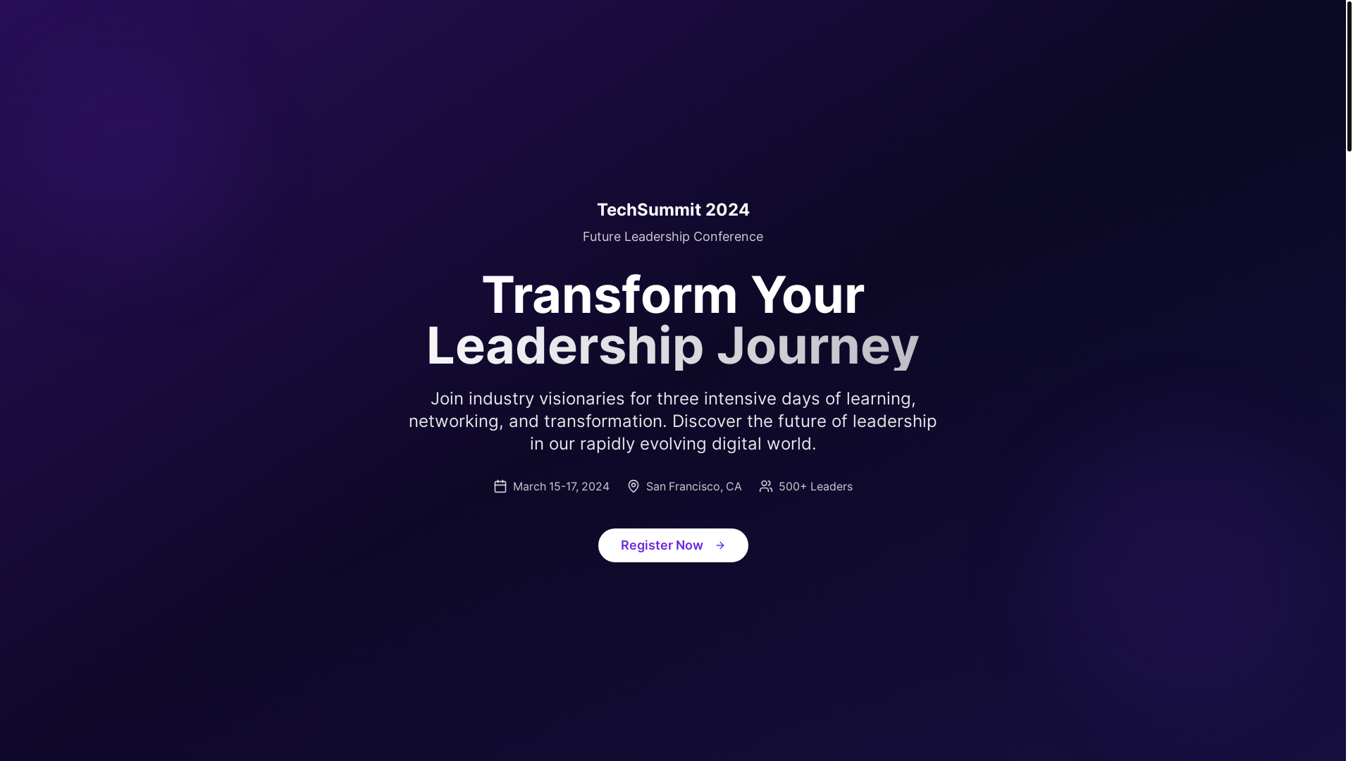 website screenshot of https://exponential-leadership-program.com/