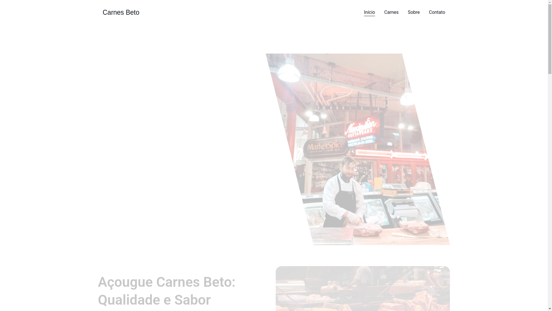 website screenshot of https://carnesbeto.store/
