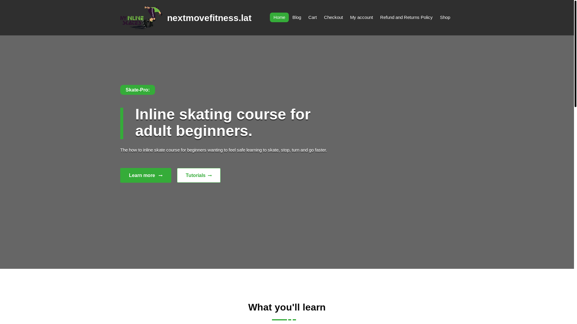 website screenshot of https://nextmovefitness.lat/