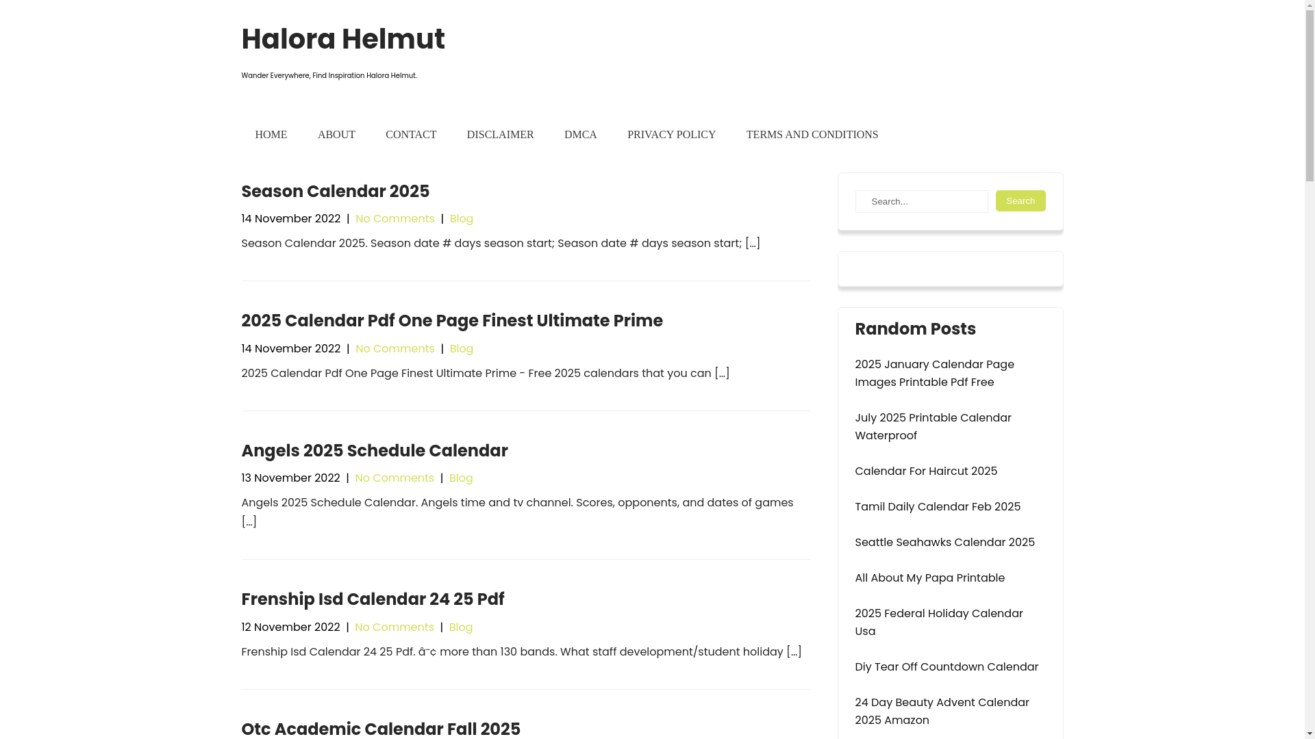 website screenshot of https://halorahelmut.pages.dev/