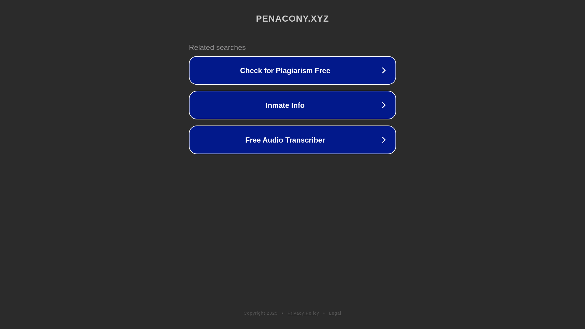 website screenshot of https://penacony.xyz/