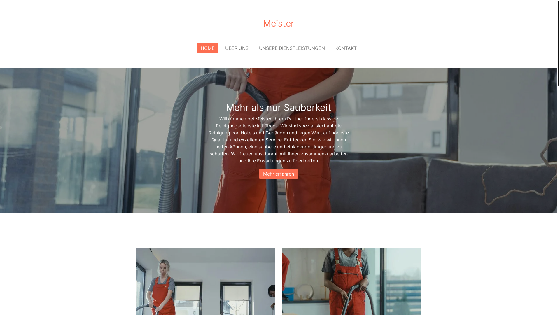 website screenshot of https://meister1990.de/
