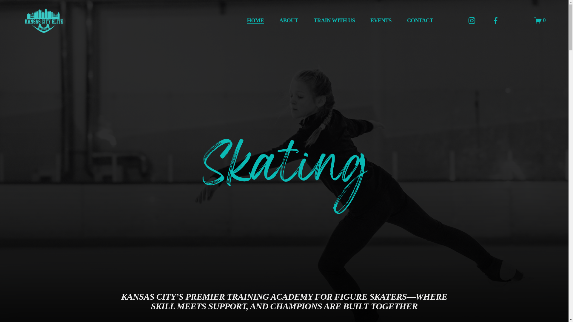 website screenshot of https://kceliteskating.com/