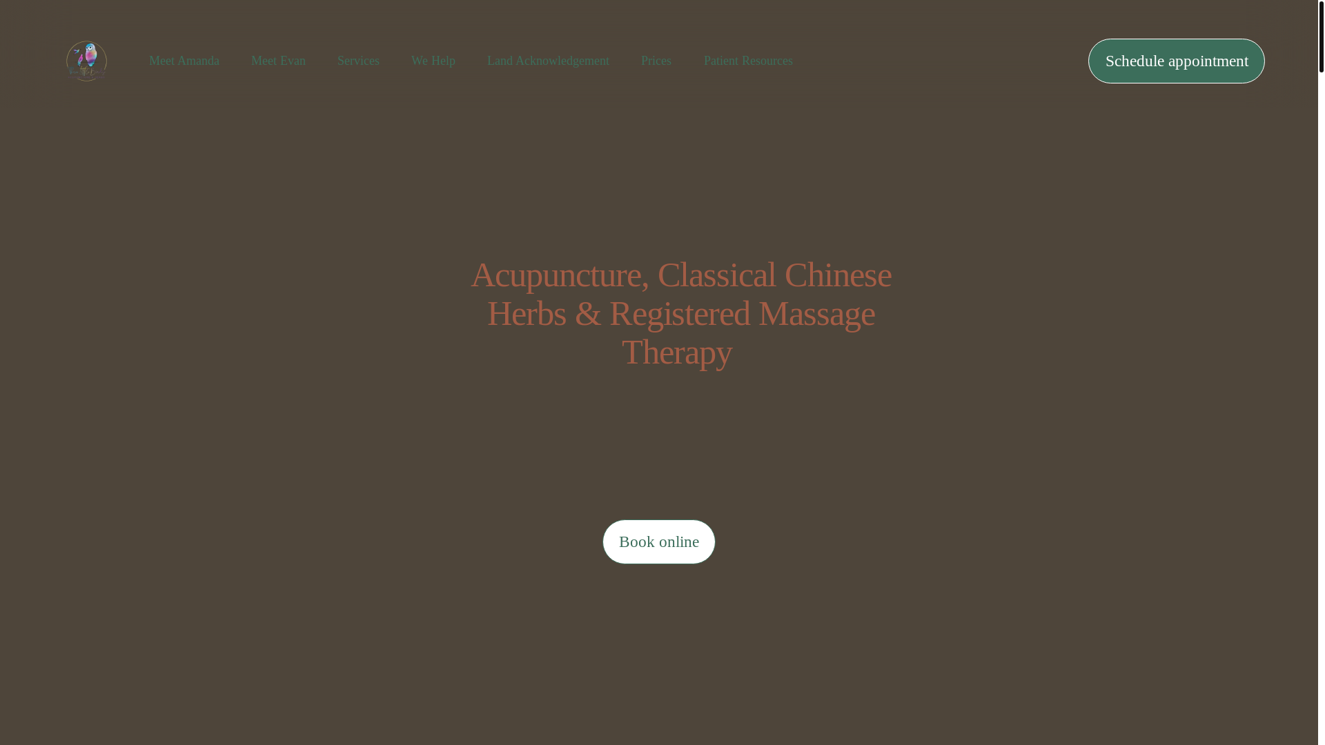 website screenshot of https://harmonizingqi.ca/