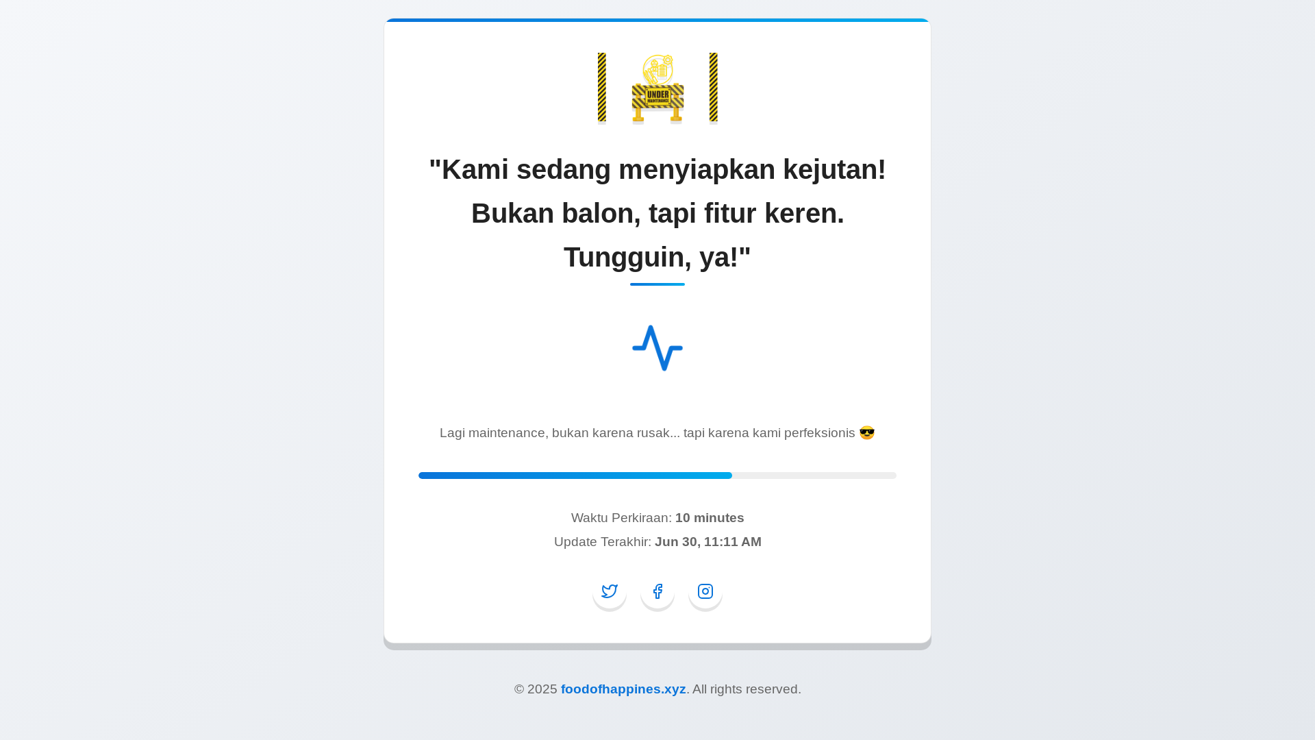 website screenshot of https://foodofhappines.xyz/