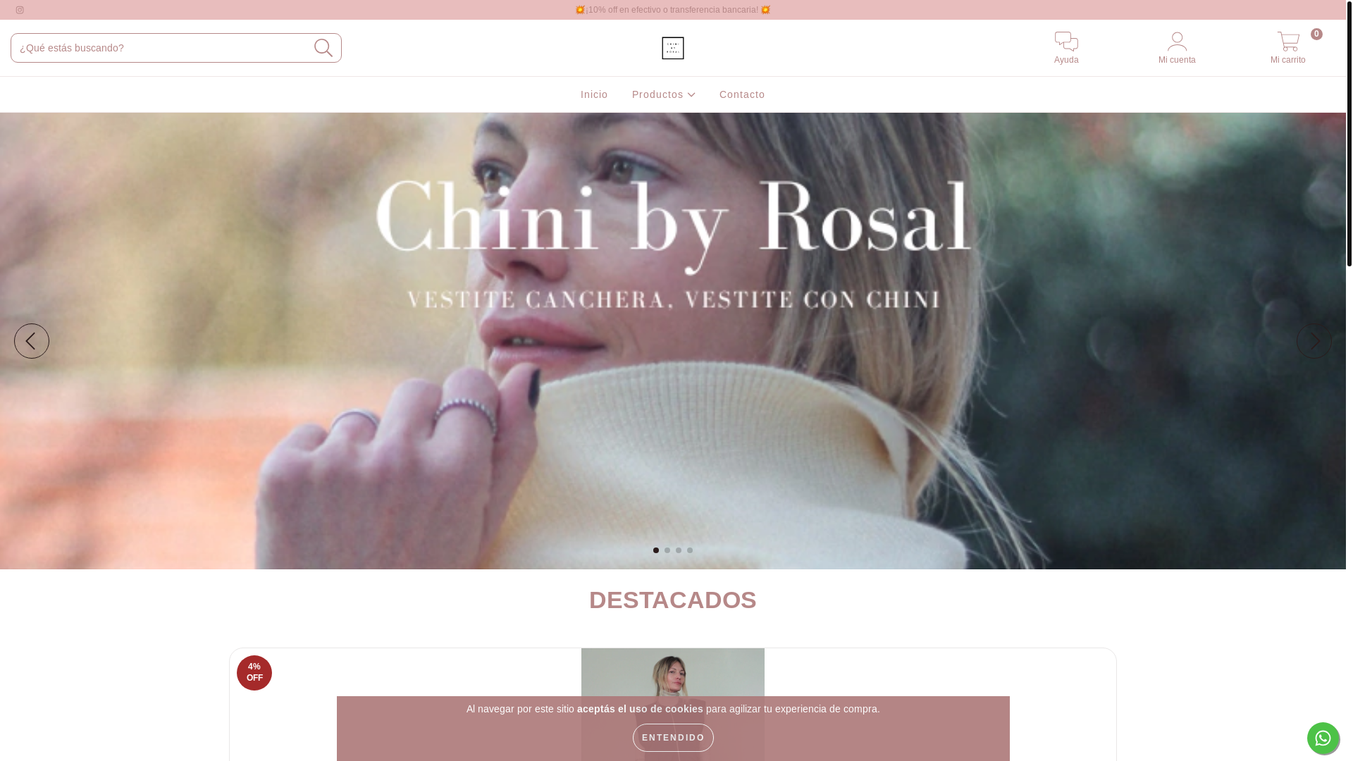website screenshot of https://chinibyrosal.com.ar/
