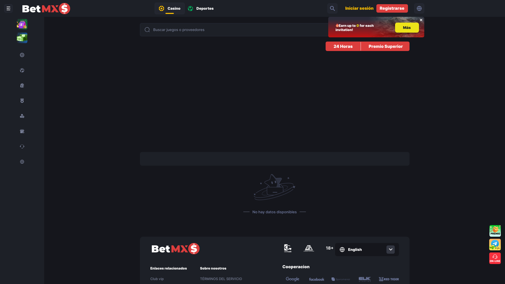 website screenshot of https://mexgana-io.top/