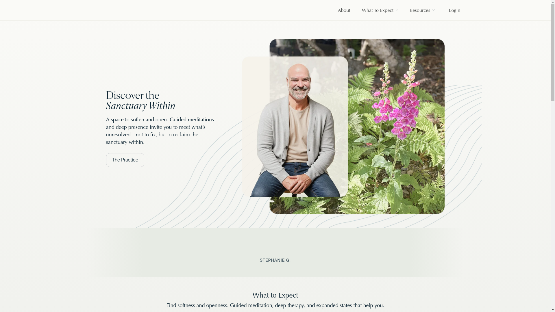 website screenshot of https://compassionatenudge.org/
