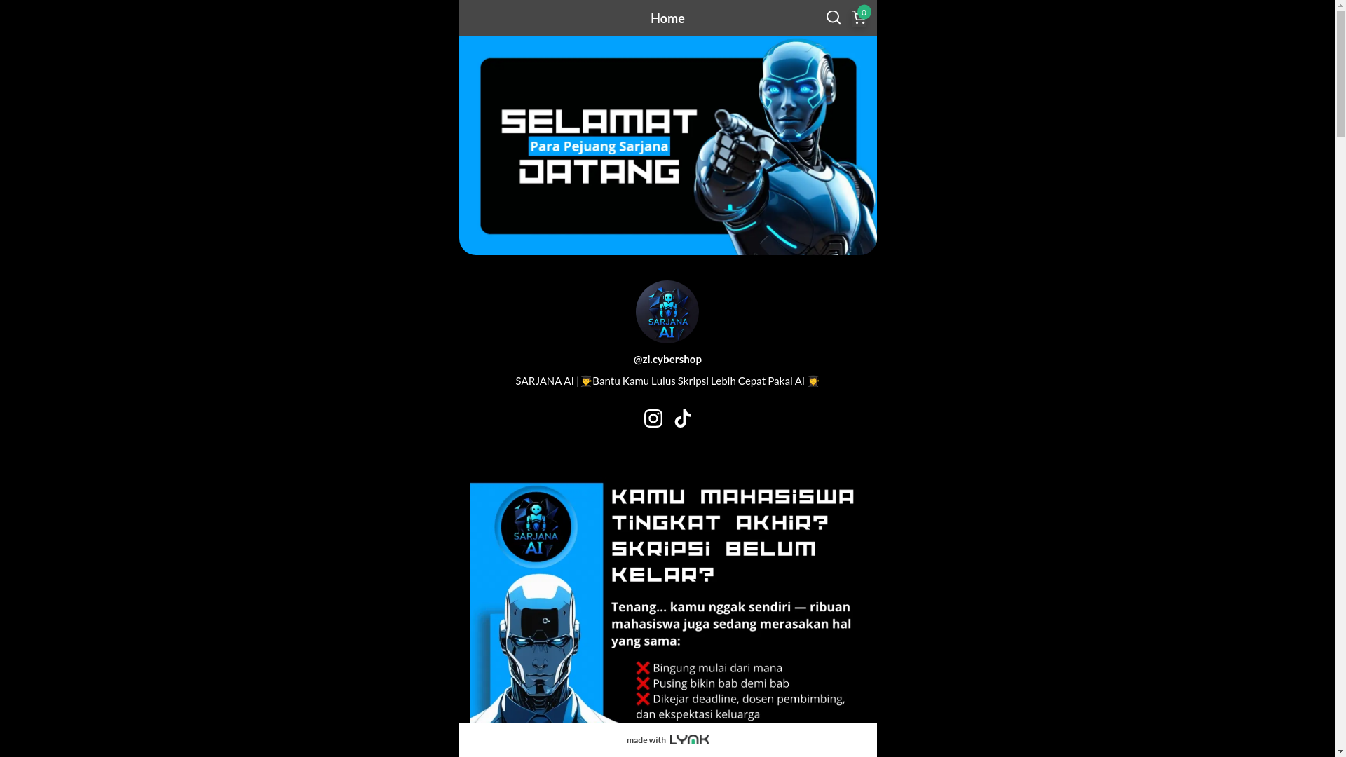 website screenshot of https://sarjanaai.xyz/
