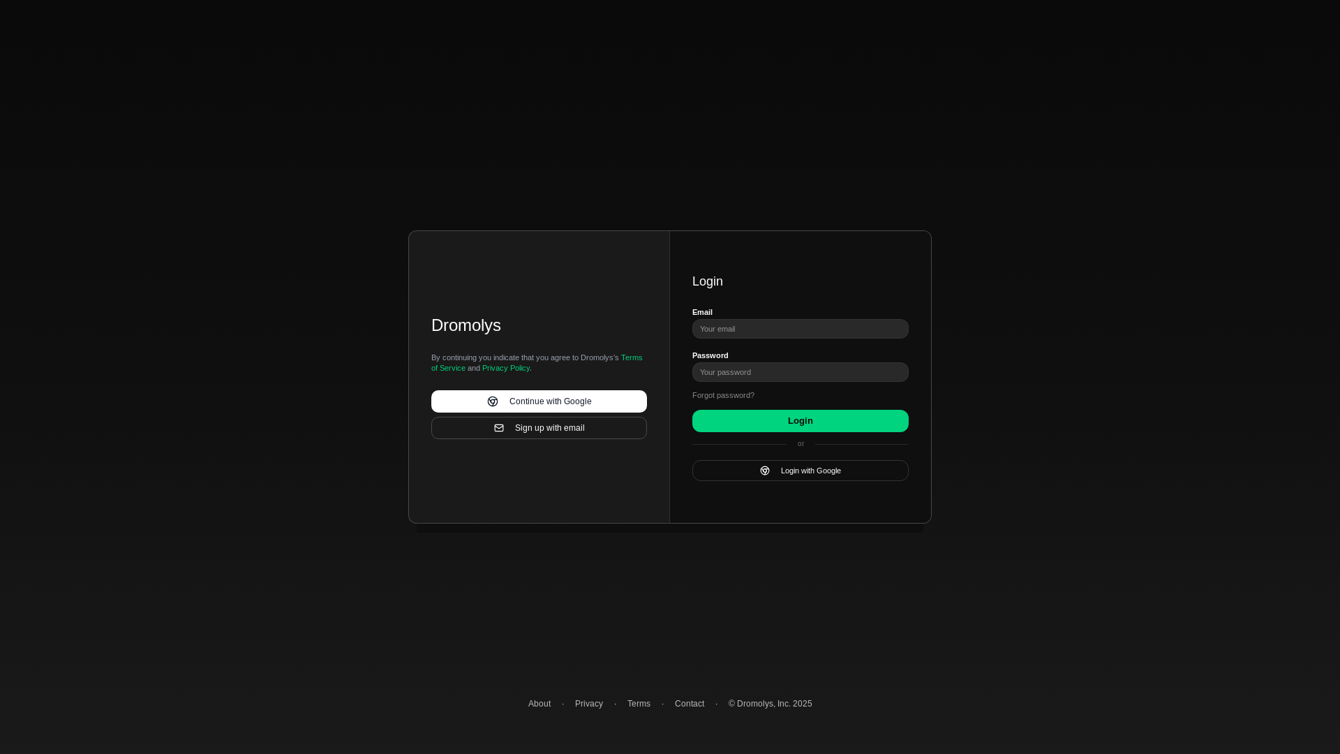 website screenshot of https://safedromefrontend.pages.dev/