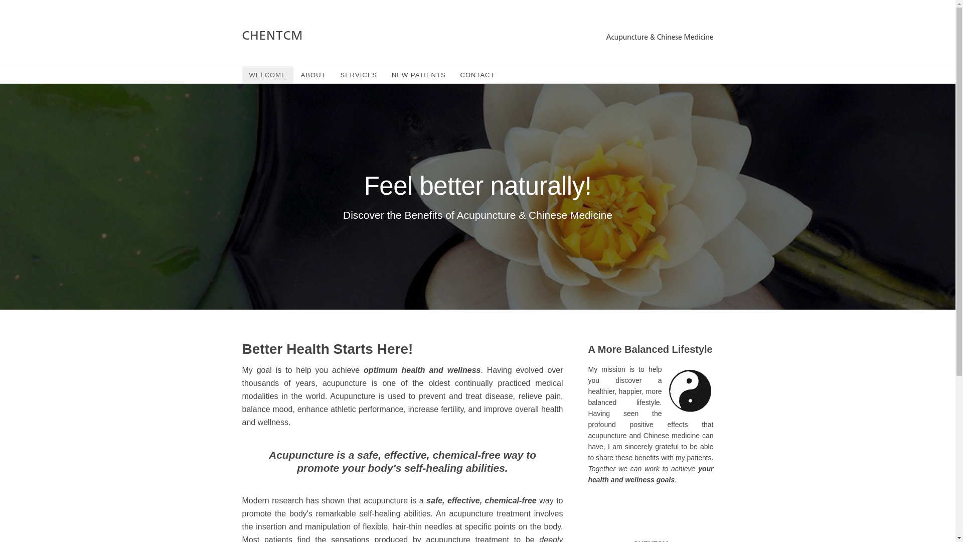 website screenshot of https://chentcmwellness.com/