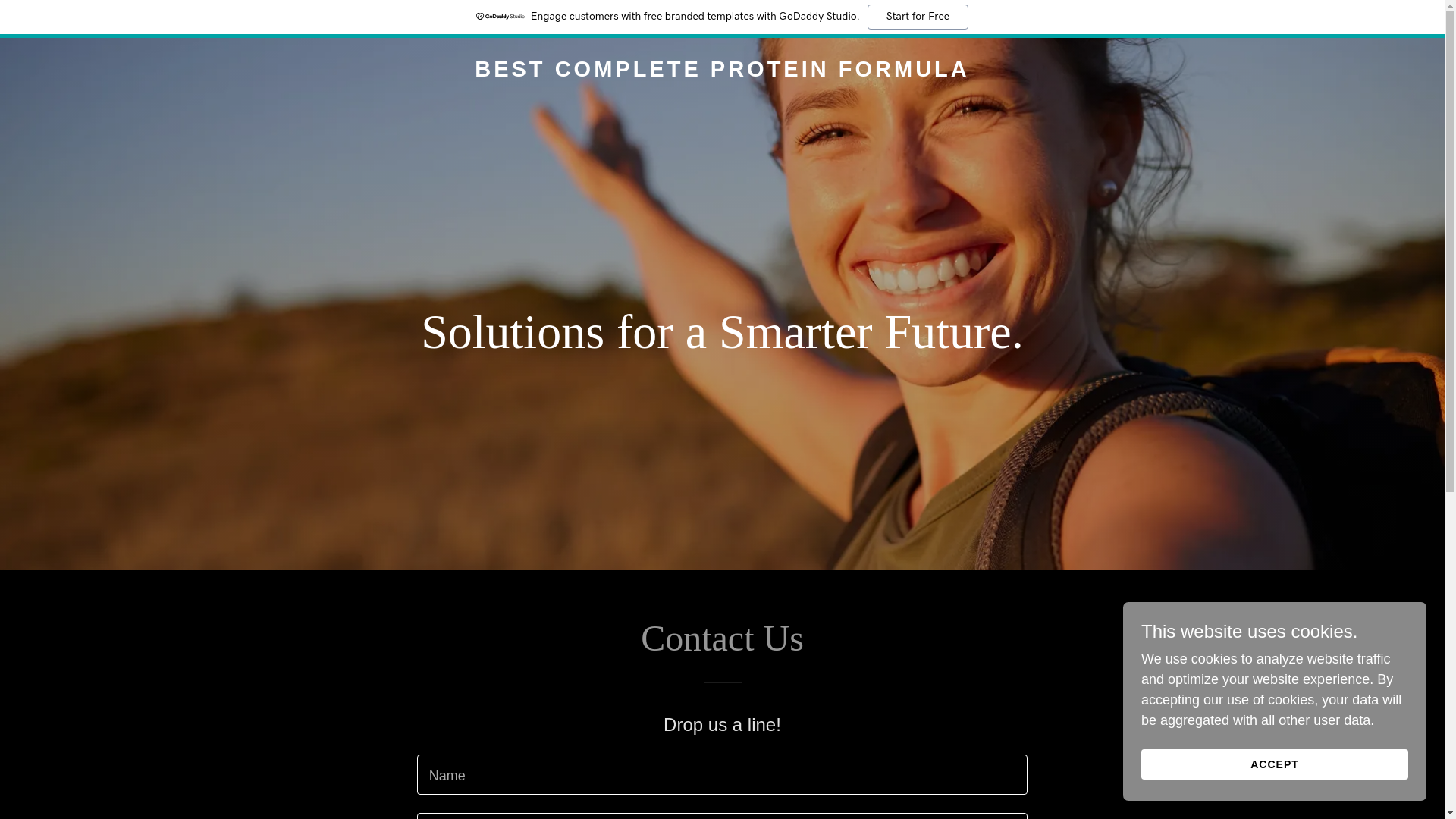 website screenshot of https://bestcompleteproteinformula.com/