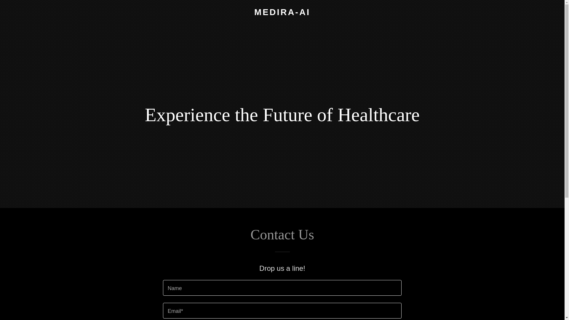 website screenshot of https://medira-ai.com/