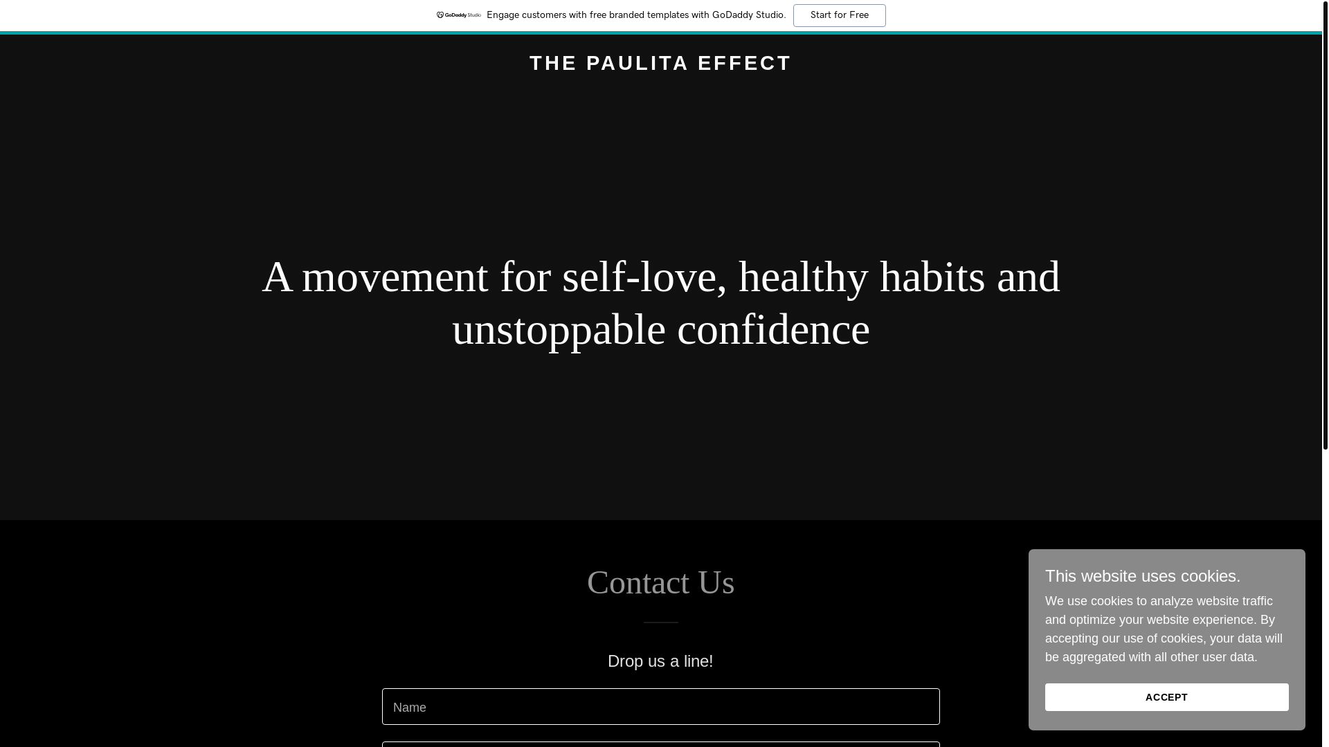 website screenshot of https://thepaulitaeffect.com/