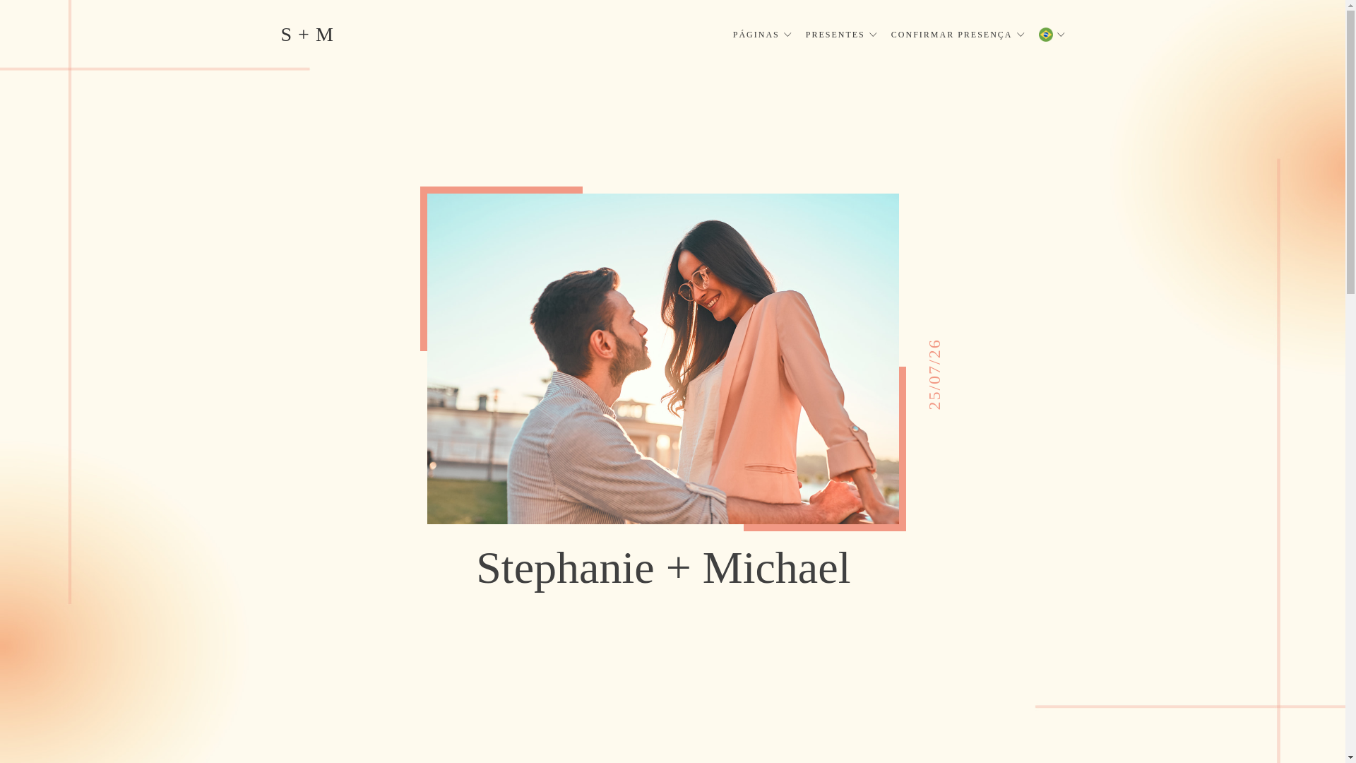 website screenshot of https://stephaniemichael.com.br/