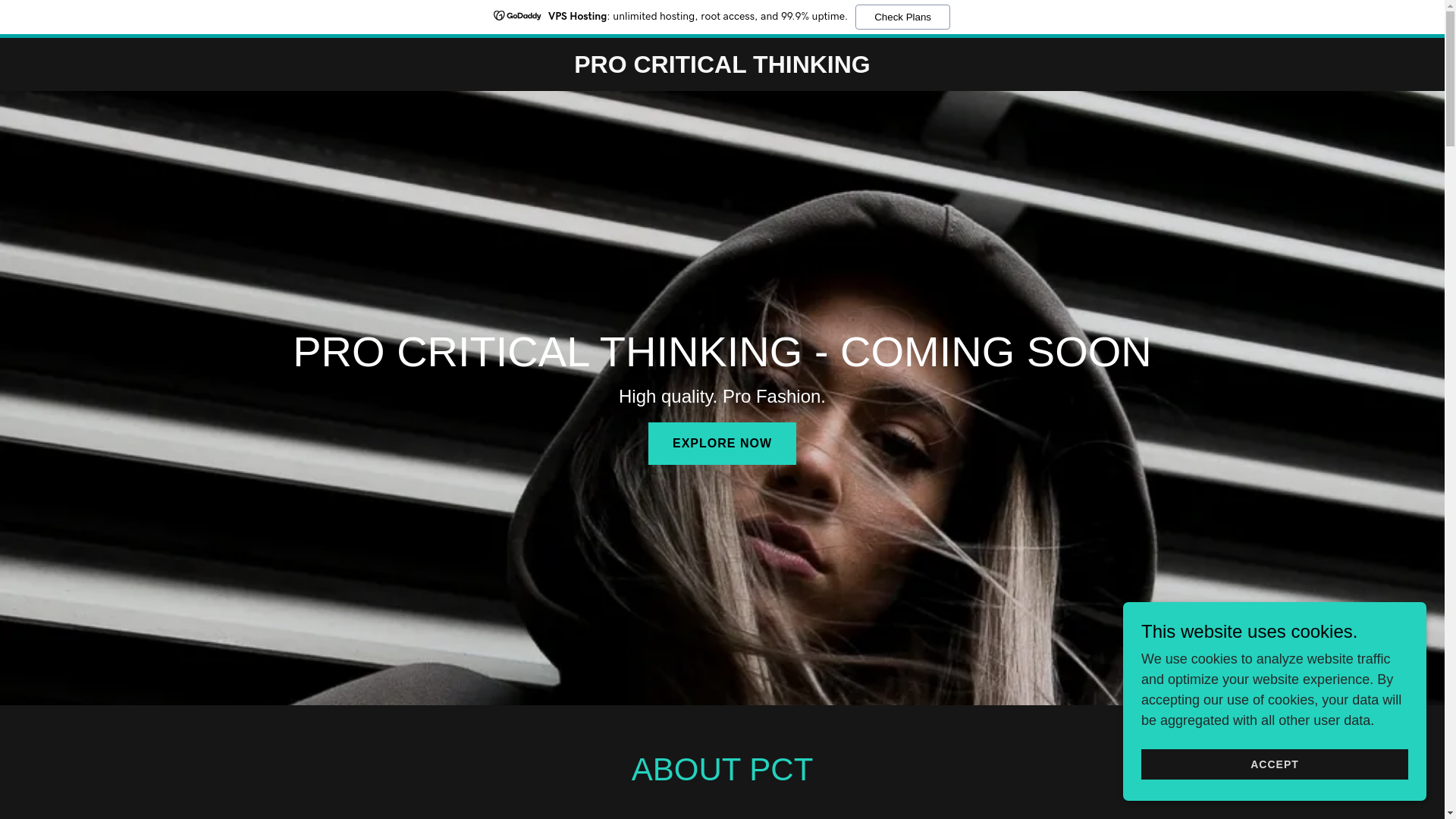 website screenshot of https://procriticalthinking.net/