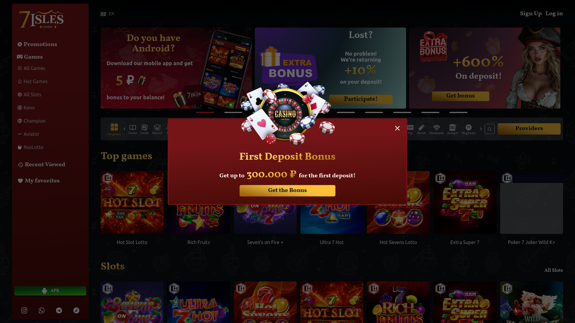 website screenshot of https://gml7islandsks.space/