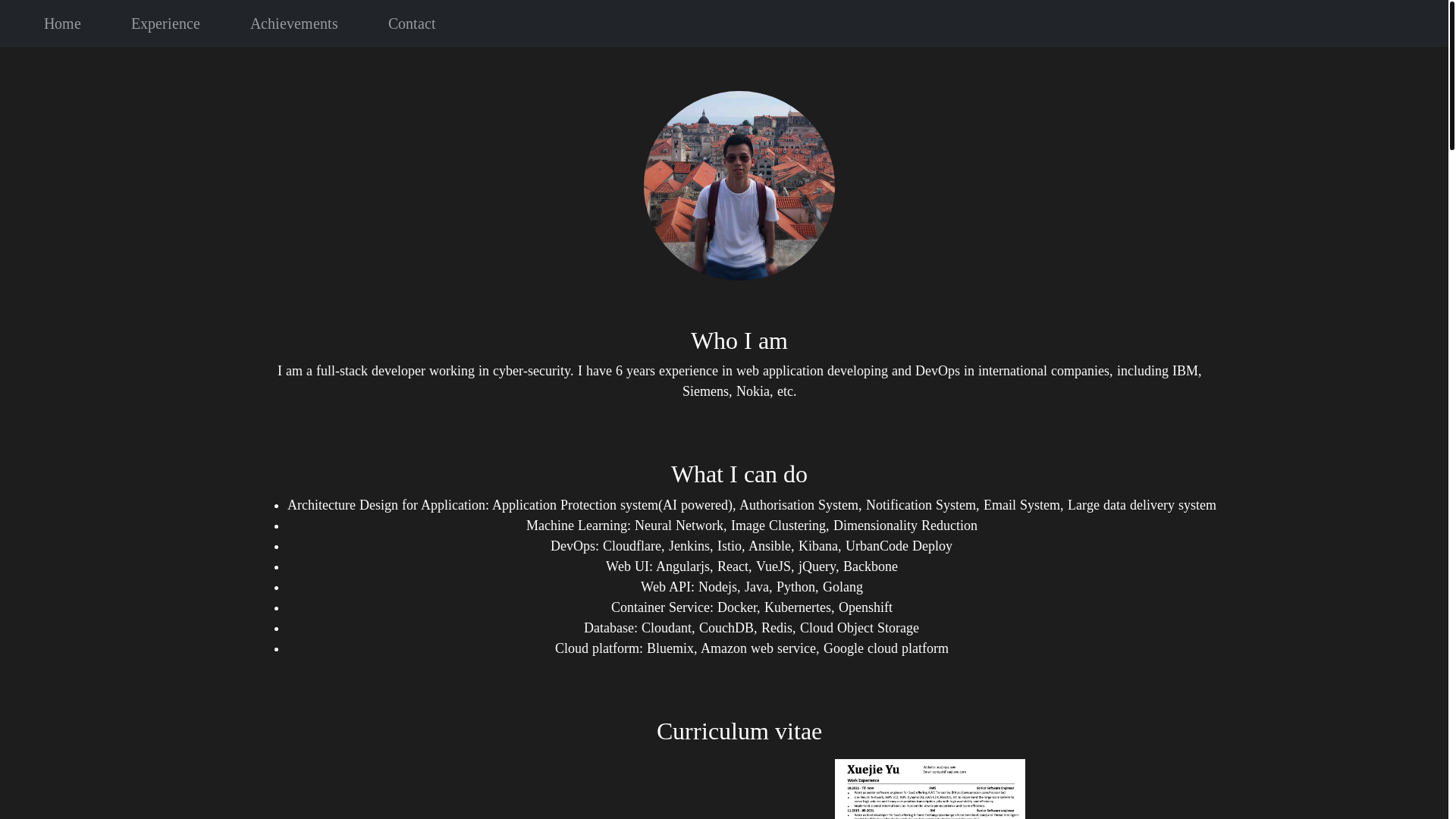 website screenshot of https://my-personal-website-247.pages.dev/