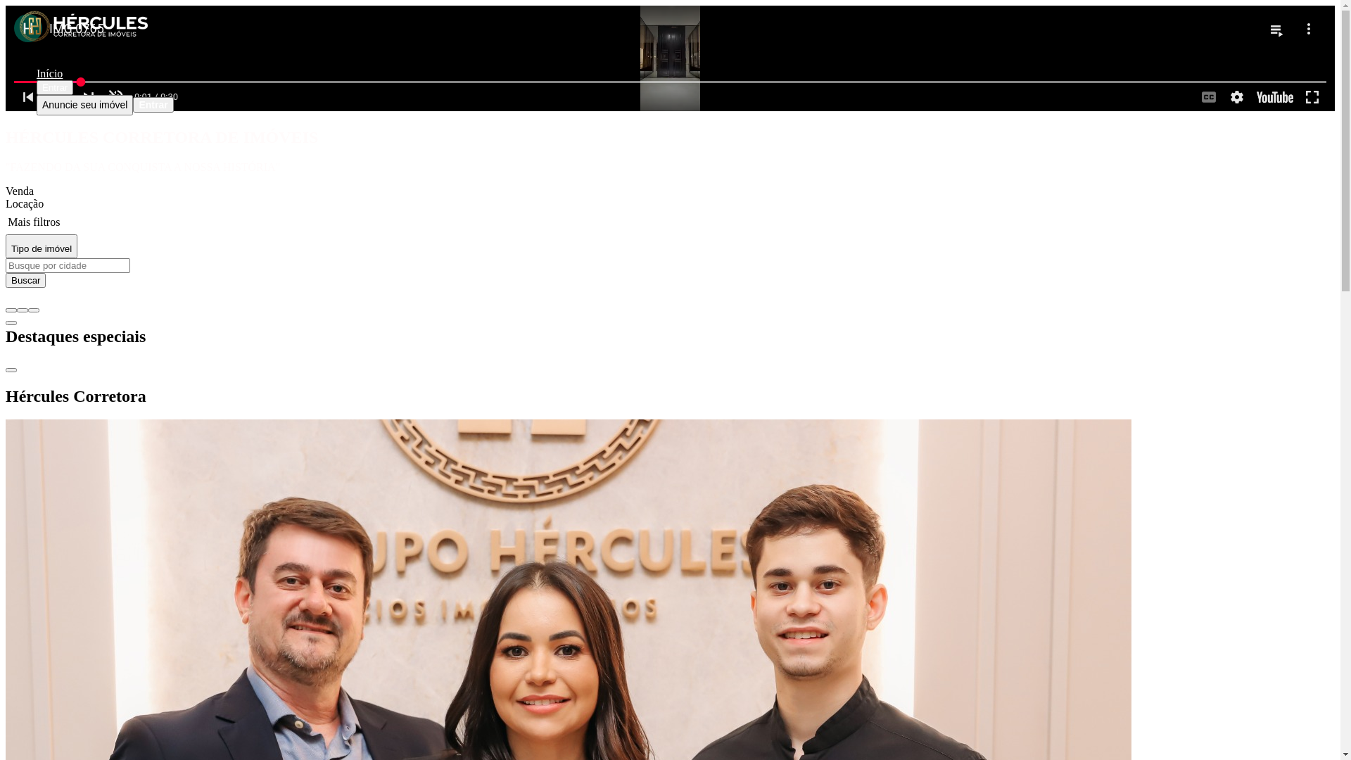 website screenshot of https://herculescorretora.shop/