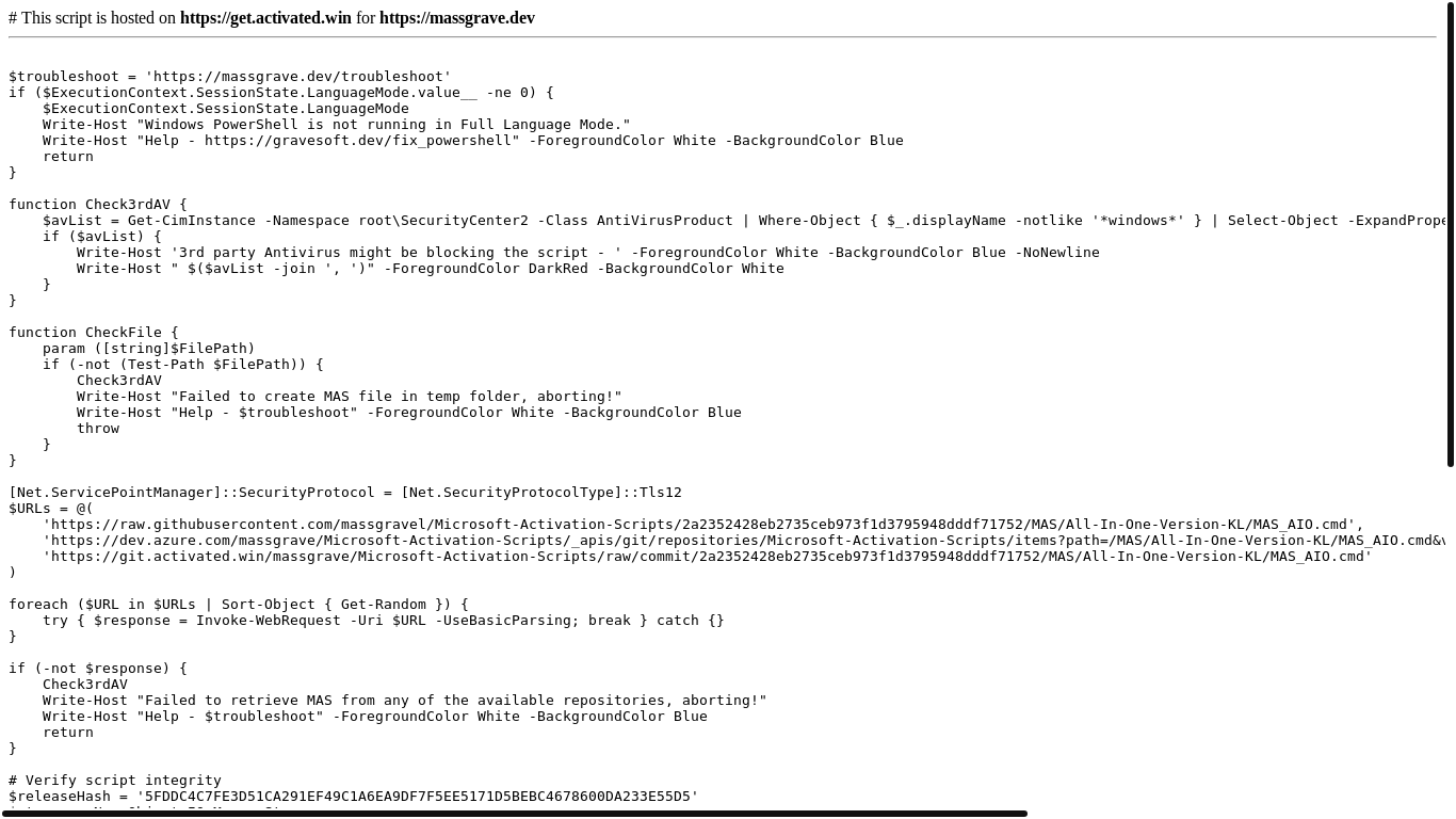 website screenshot of https://get.activated.win/